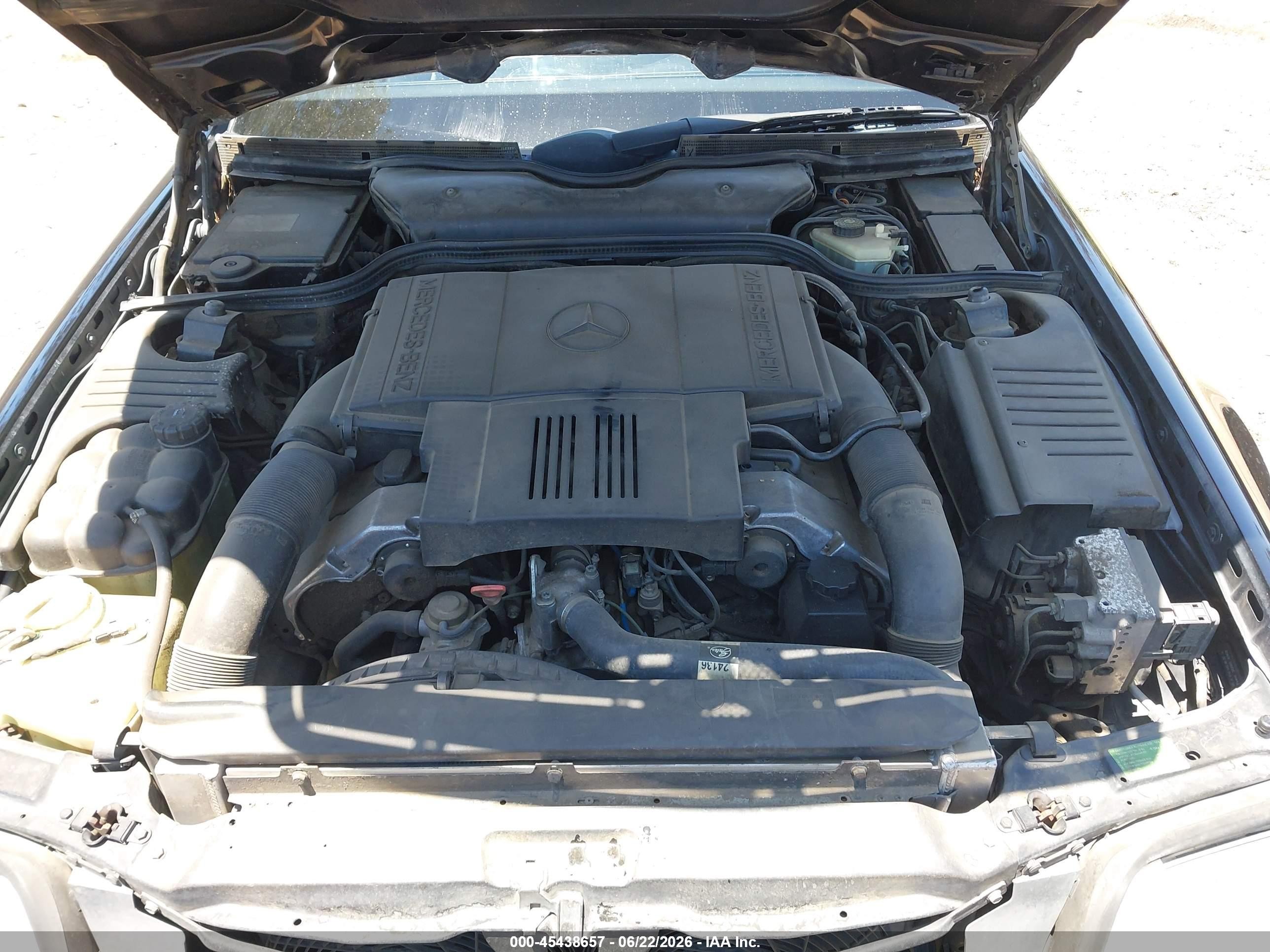 1998 Mercedes-benz Sl 500 Black vin: WDBFA67F3WF157739