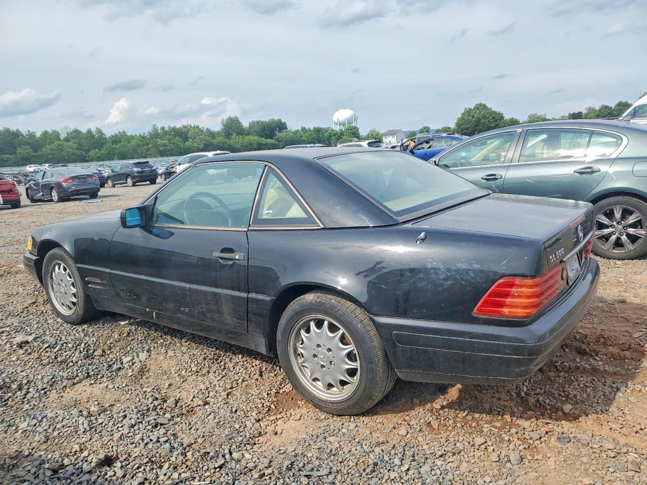 1996 Mercedes-benz Sl 500 Black vin: WDBFA67F4TF127757