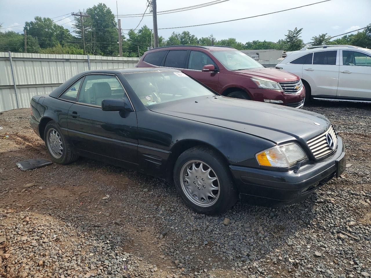 1996 Mercedes-benz Sl 500 Black vin: WDBFA67F4TF127757