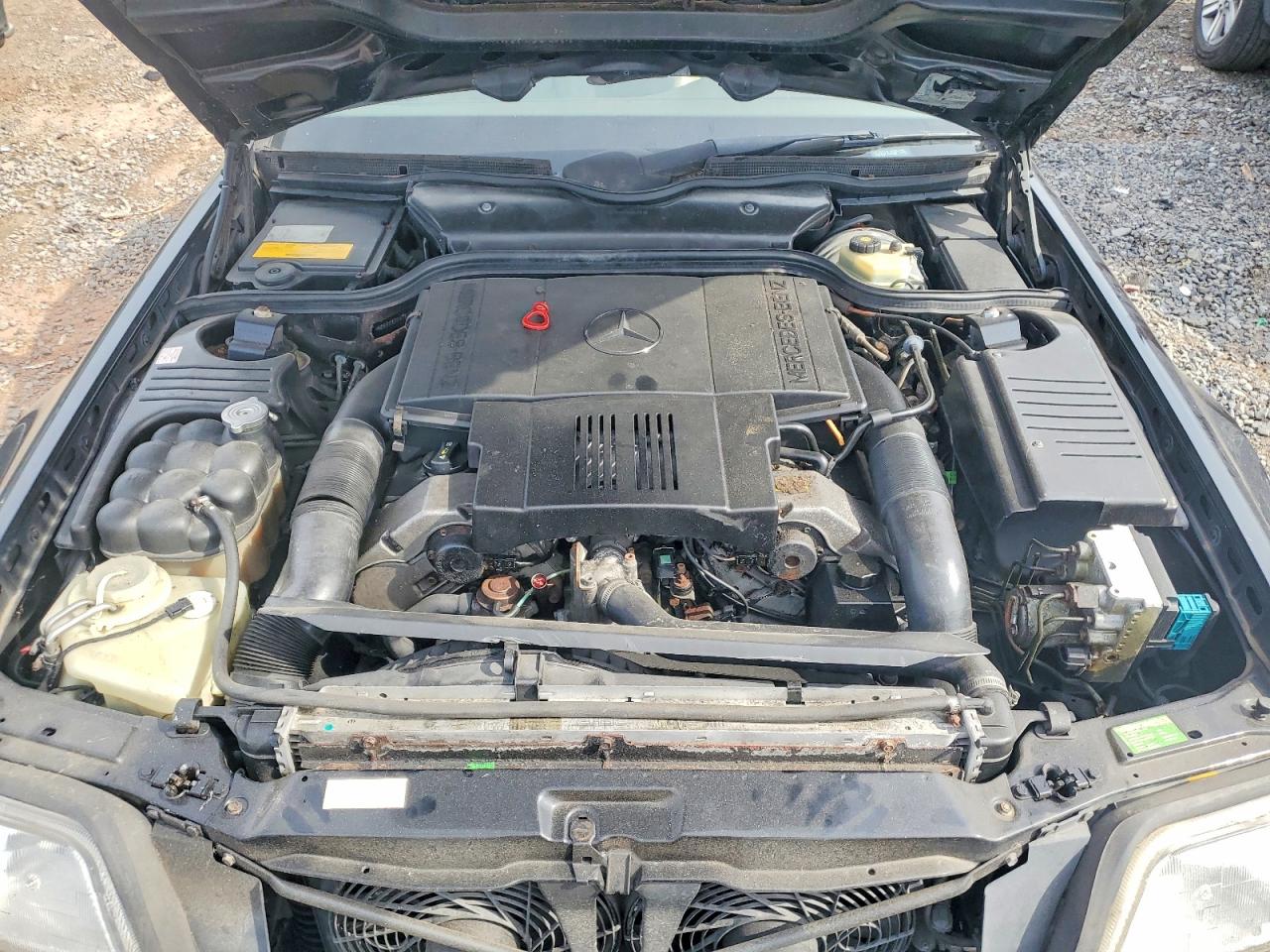 1996 Mercedes-benz Sl 500 Black vin: WDBFA67F4TF127757