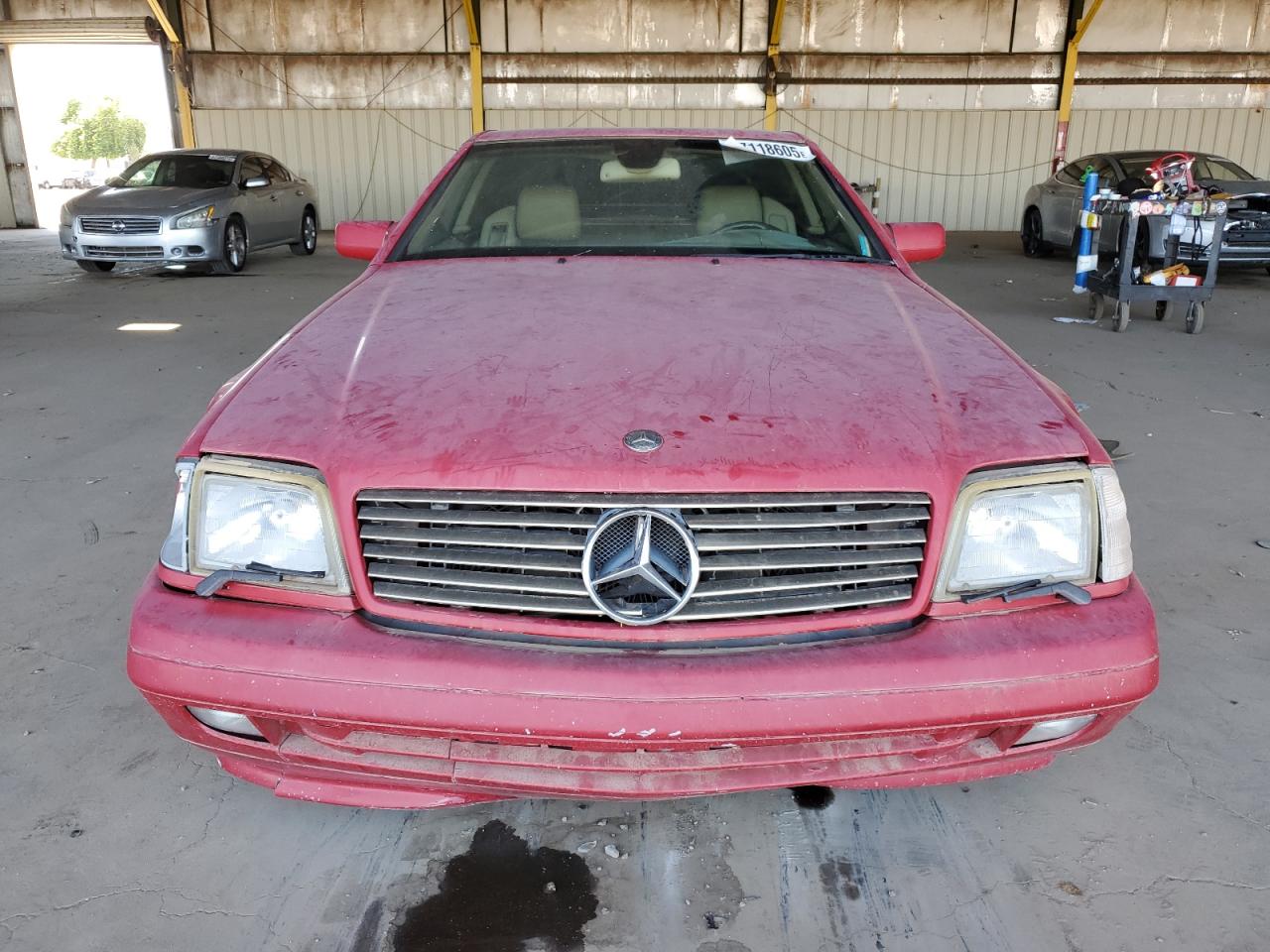 1997 Mercedes-benz Sl 500 Red vin: WDBFA67F4VF149325