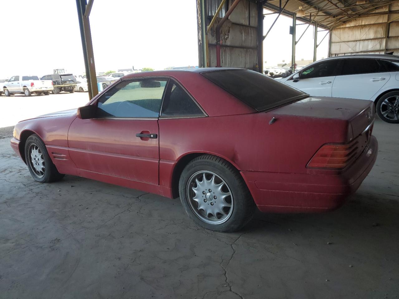 1997 Mercedes-benz Sl 500 Red vin: WDBFA67F4VF149325