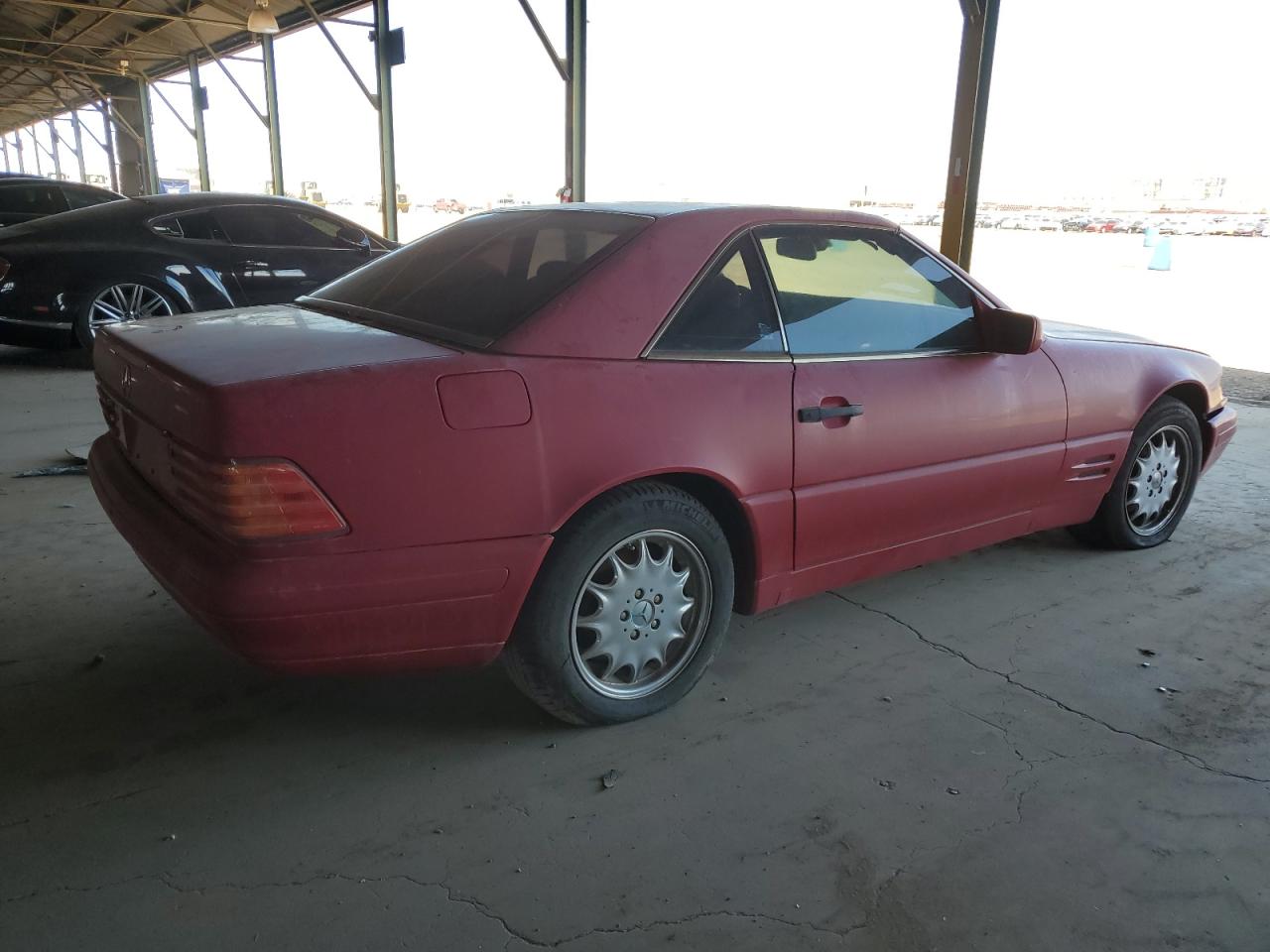 1997 Mercedes-benz Sl 500 Red vin: WDBFA67F4VF149325
