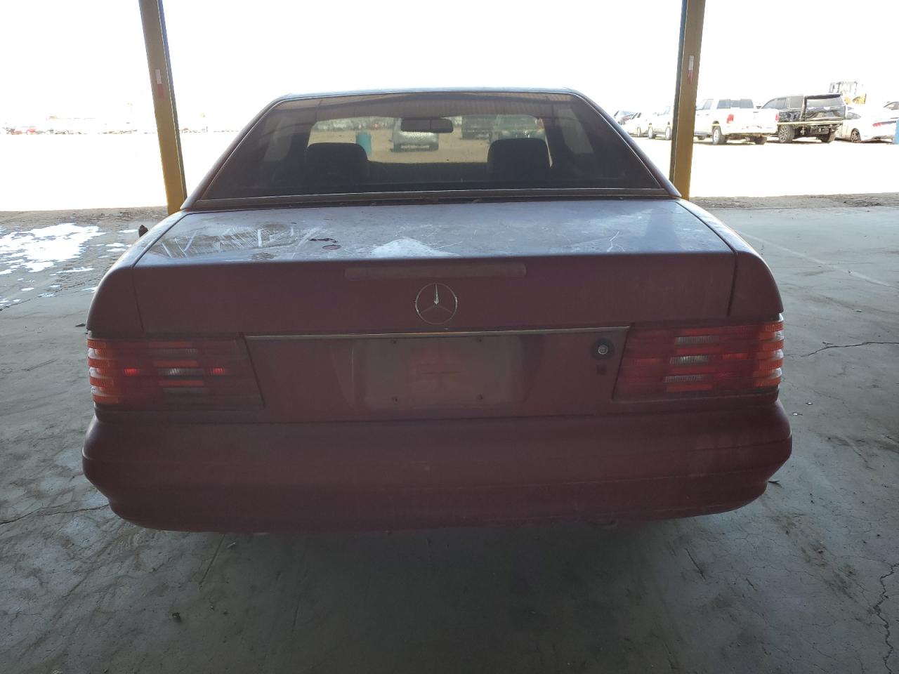 1997 Mercedes-benz Sl 500 Red vin: WDBFA67F4VF149325