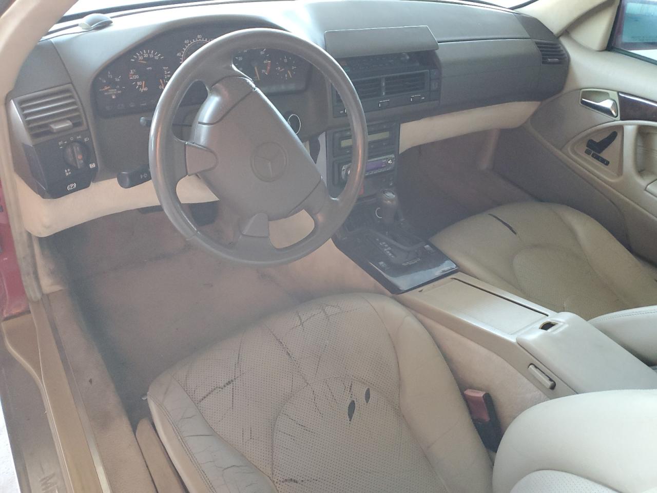 1997 Mercedes-benz Sl 500 Red vin: WDBFA67F4VF149325