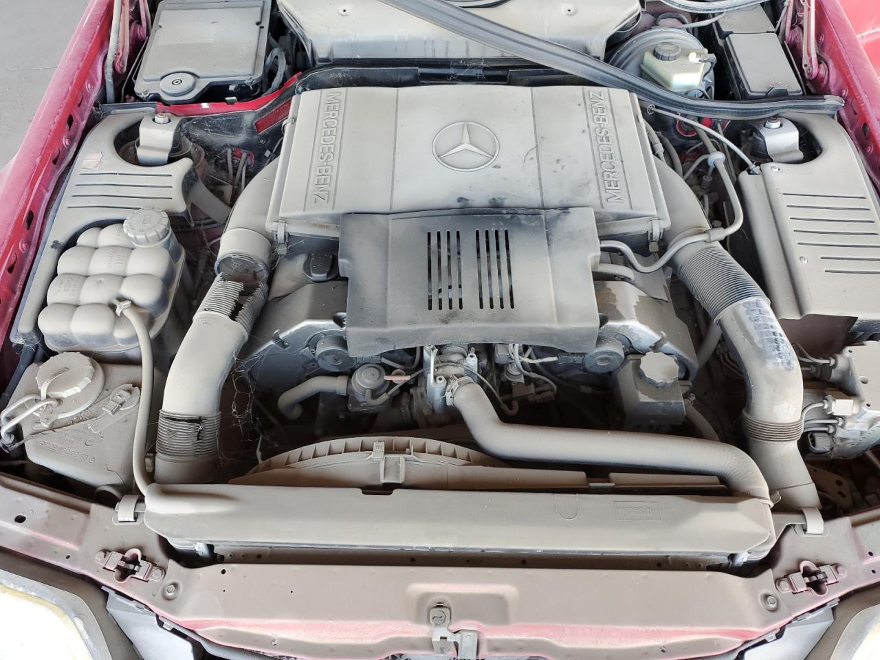 1997 Mercedes-benz Sl 500 Red vin: WDBFA67F4VF149325