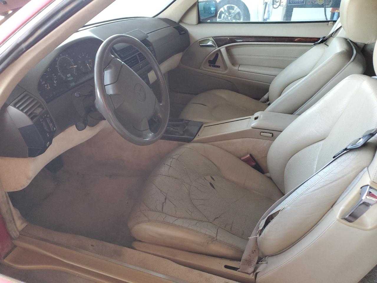 1997 Mercedes-benz Sl 500 Red vin: WDBFA67F4VF149325