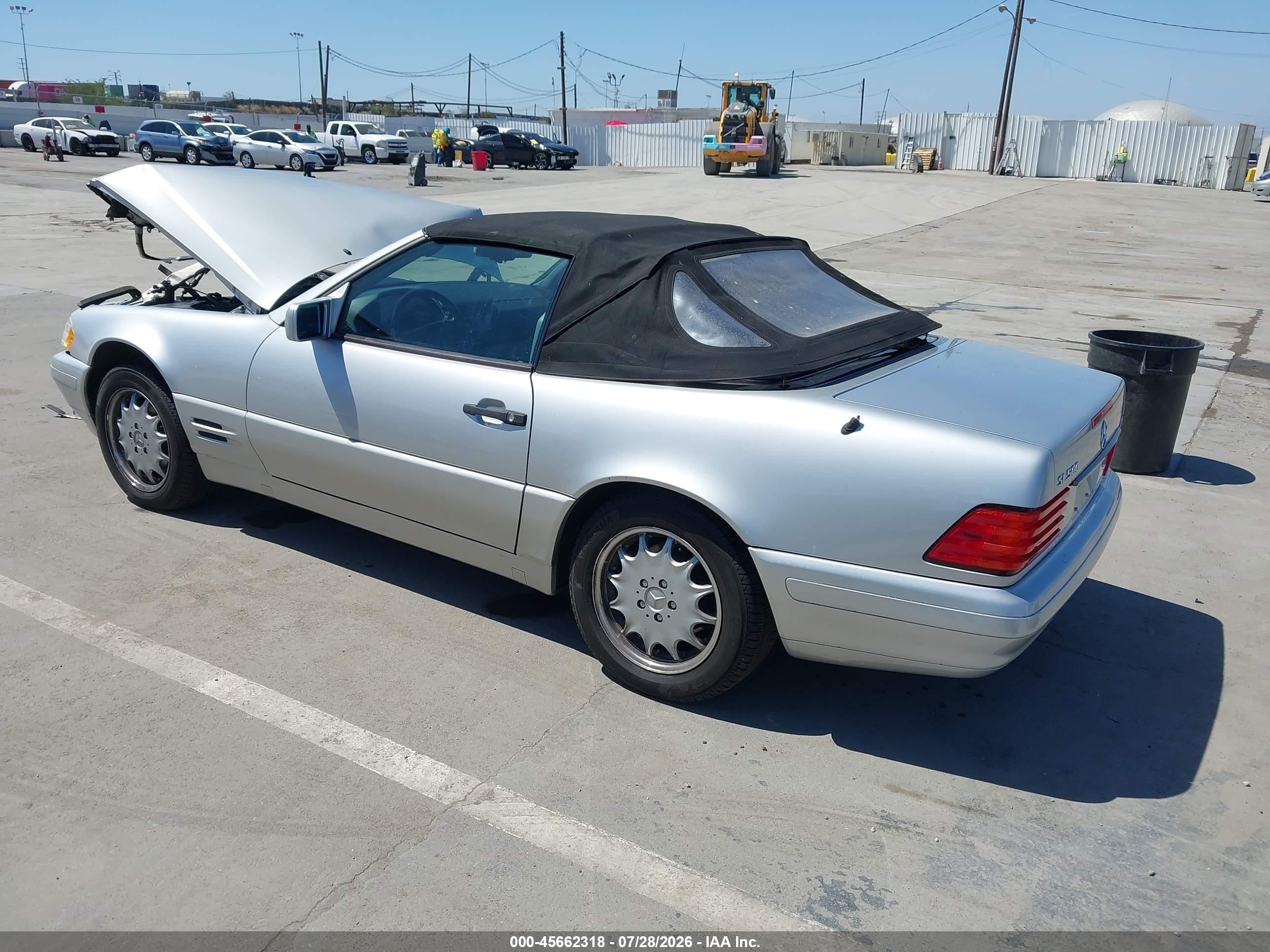 1996 Mercedes-benz Sl 500 Серебряный vin: WDBFA67F5TF128884