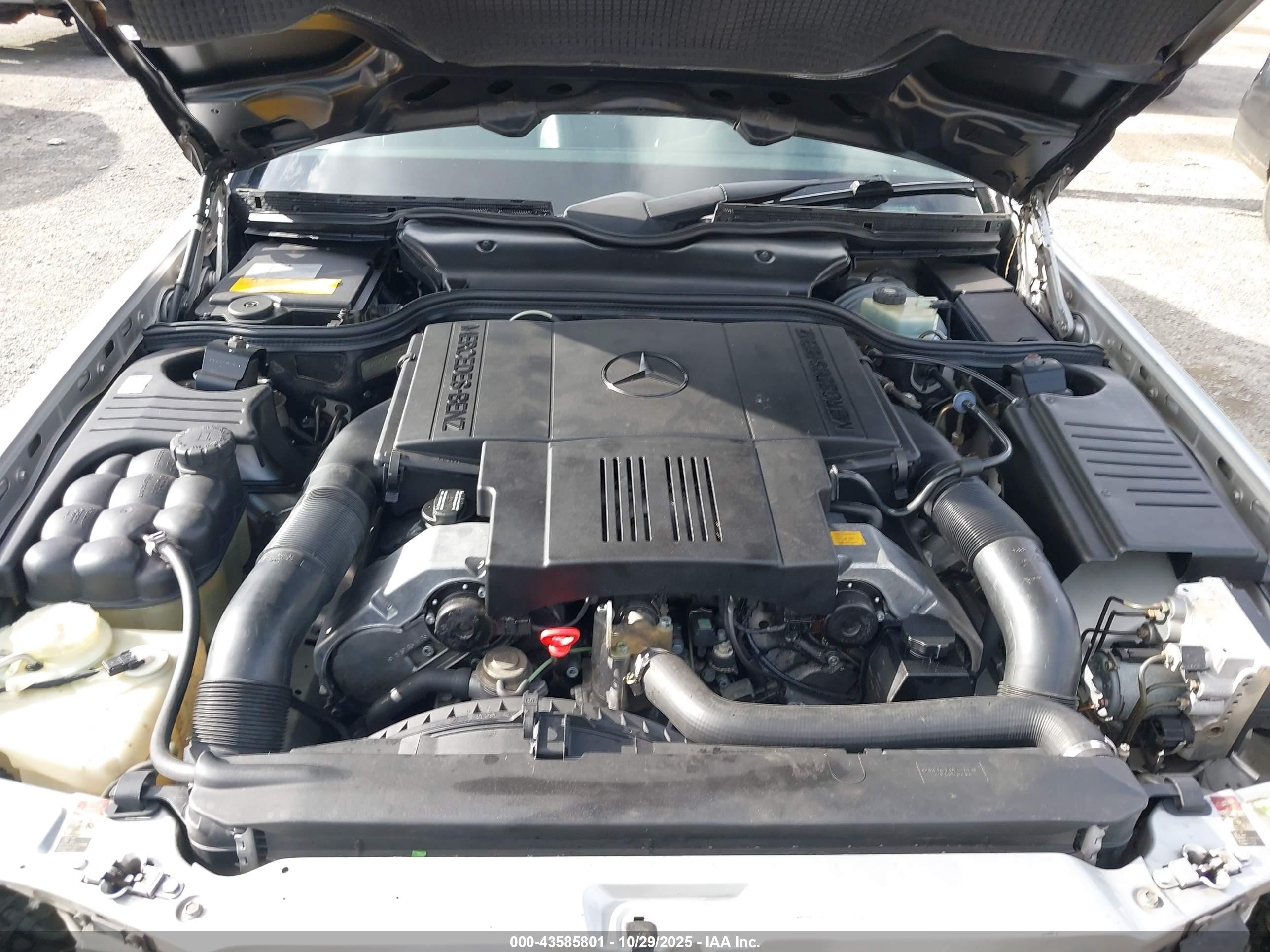 1997 Mercedes-benz Sl 500   Silver vin: WDBFA67F5VF148703