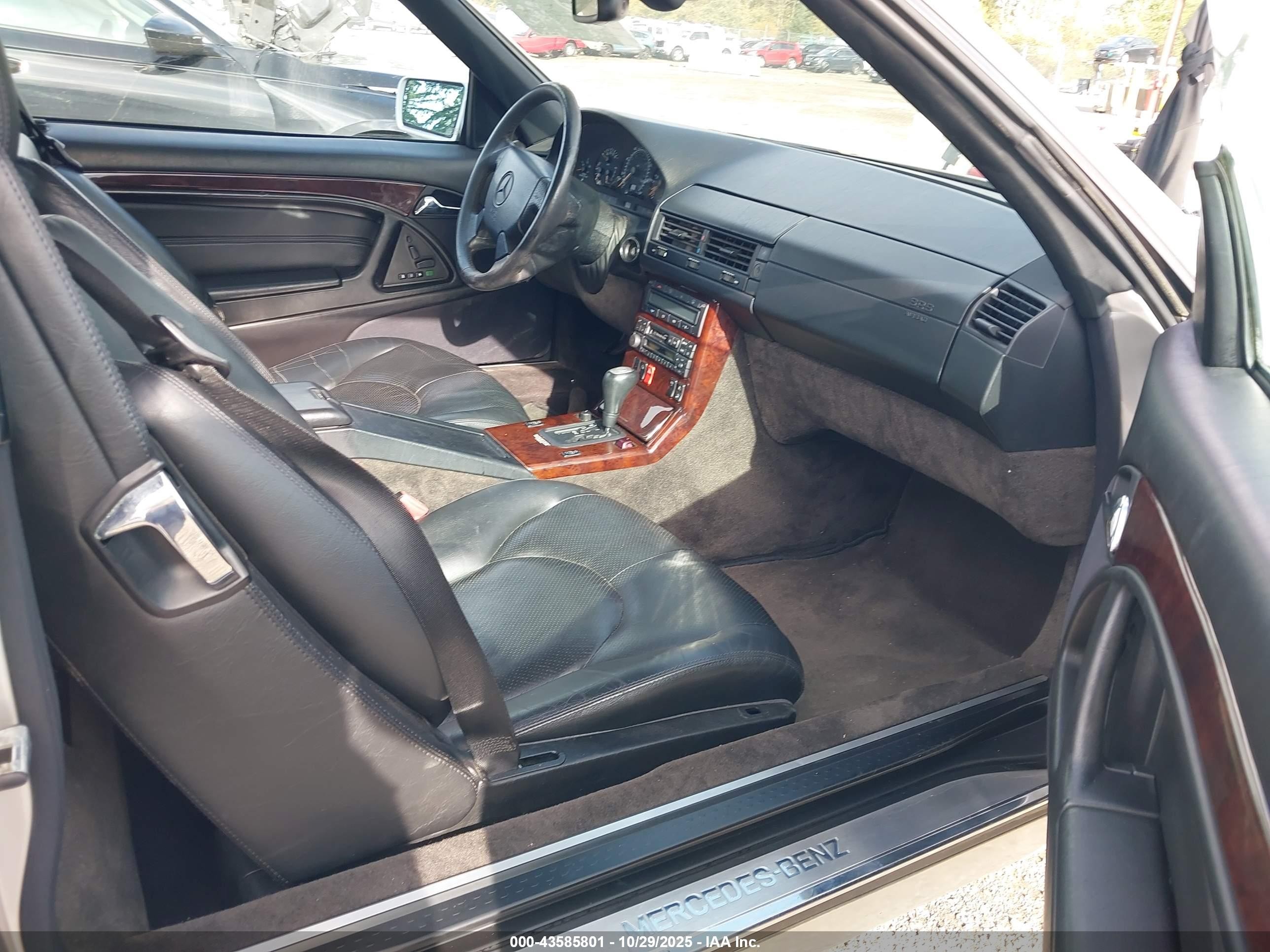 1997 Mercedes-benz Sl 500   Silver vin: WDBFA67F5VF148703