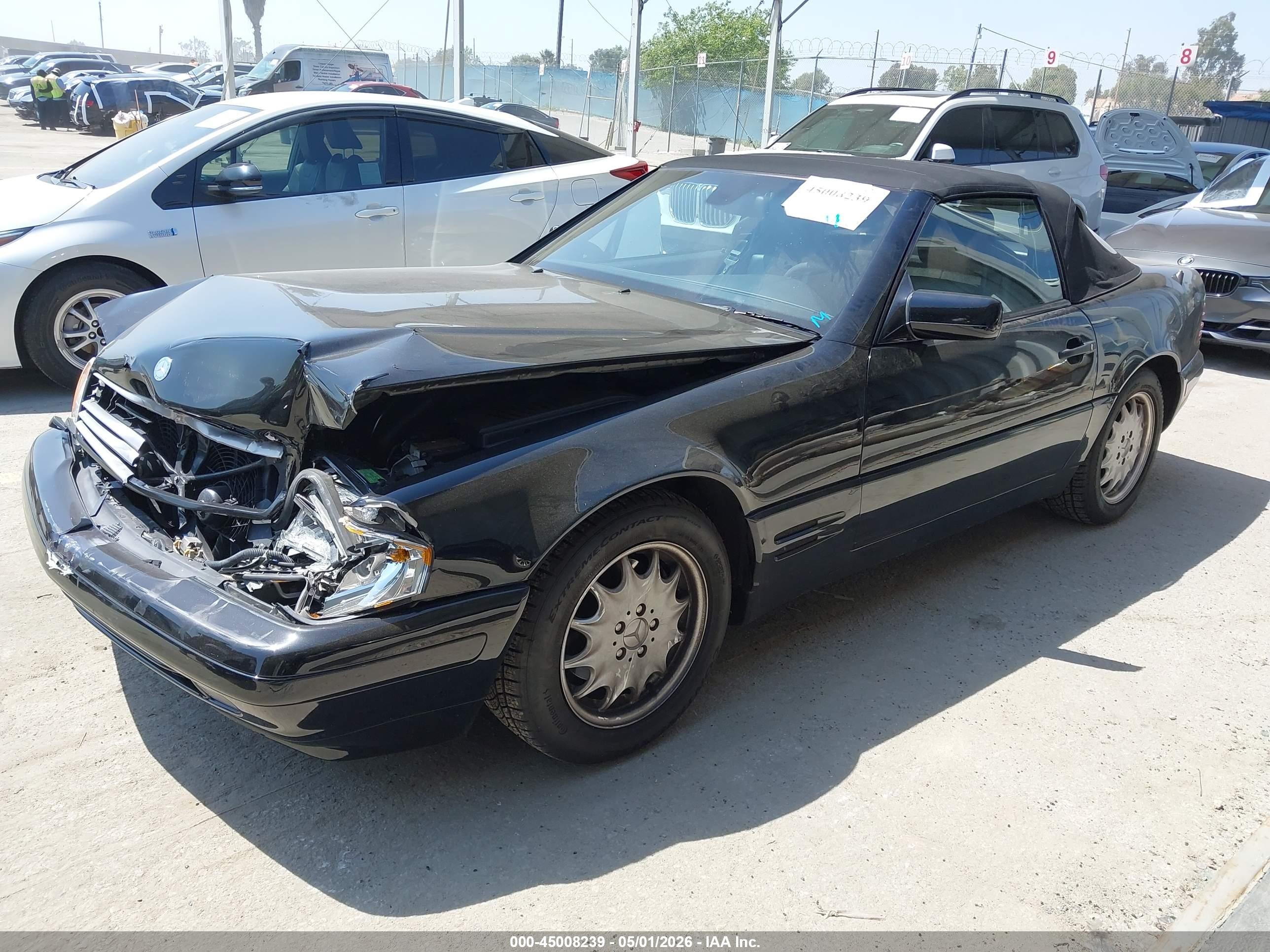 1997 Mercedes-benz Sl 500   Black vin: WDBFA67F5VF149611
