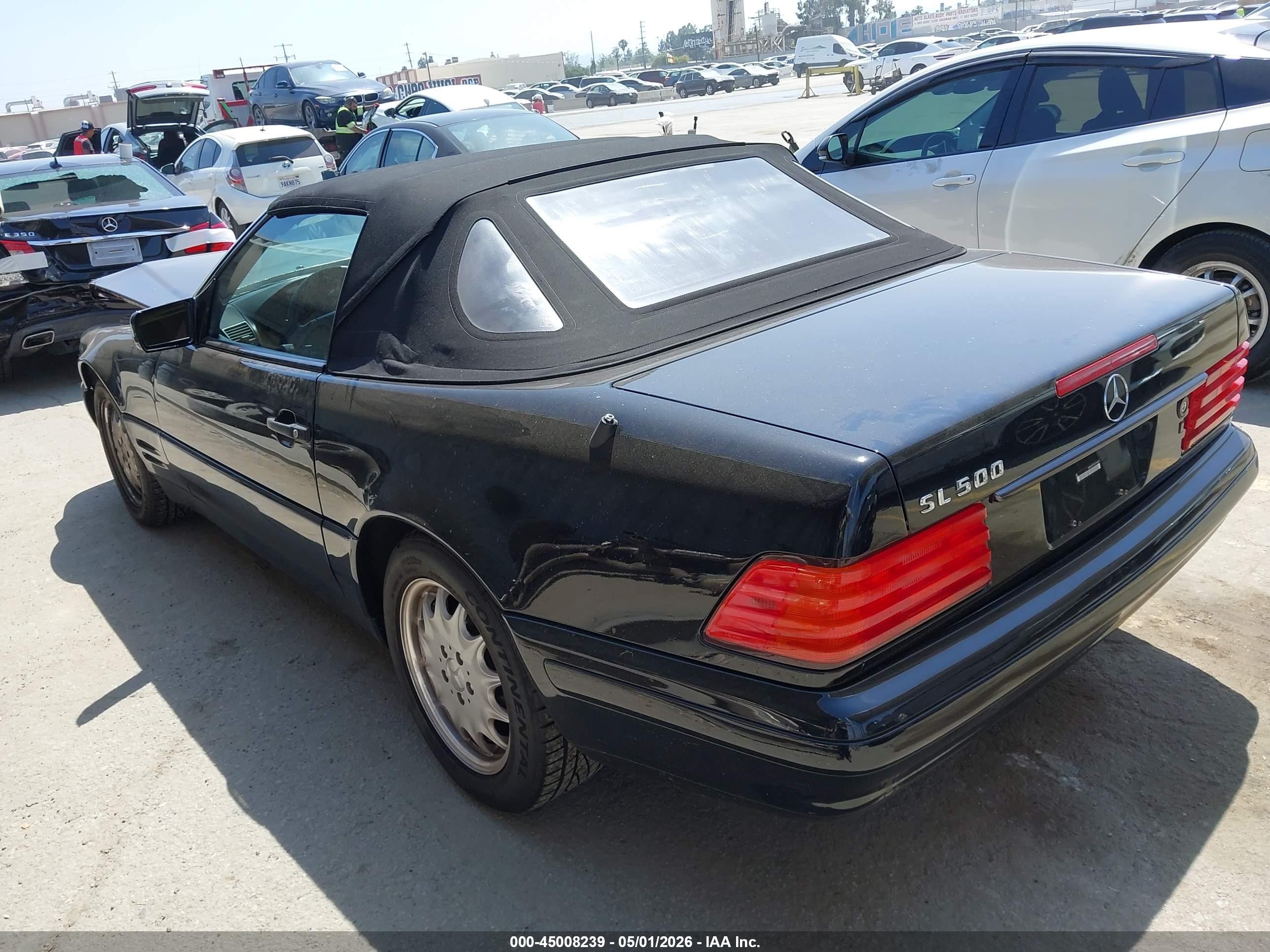 1997 Mercedes-benz Sl 500   Black vin: WDBFA67F5VF149611