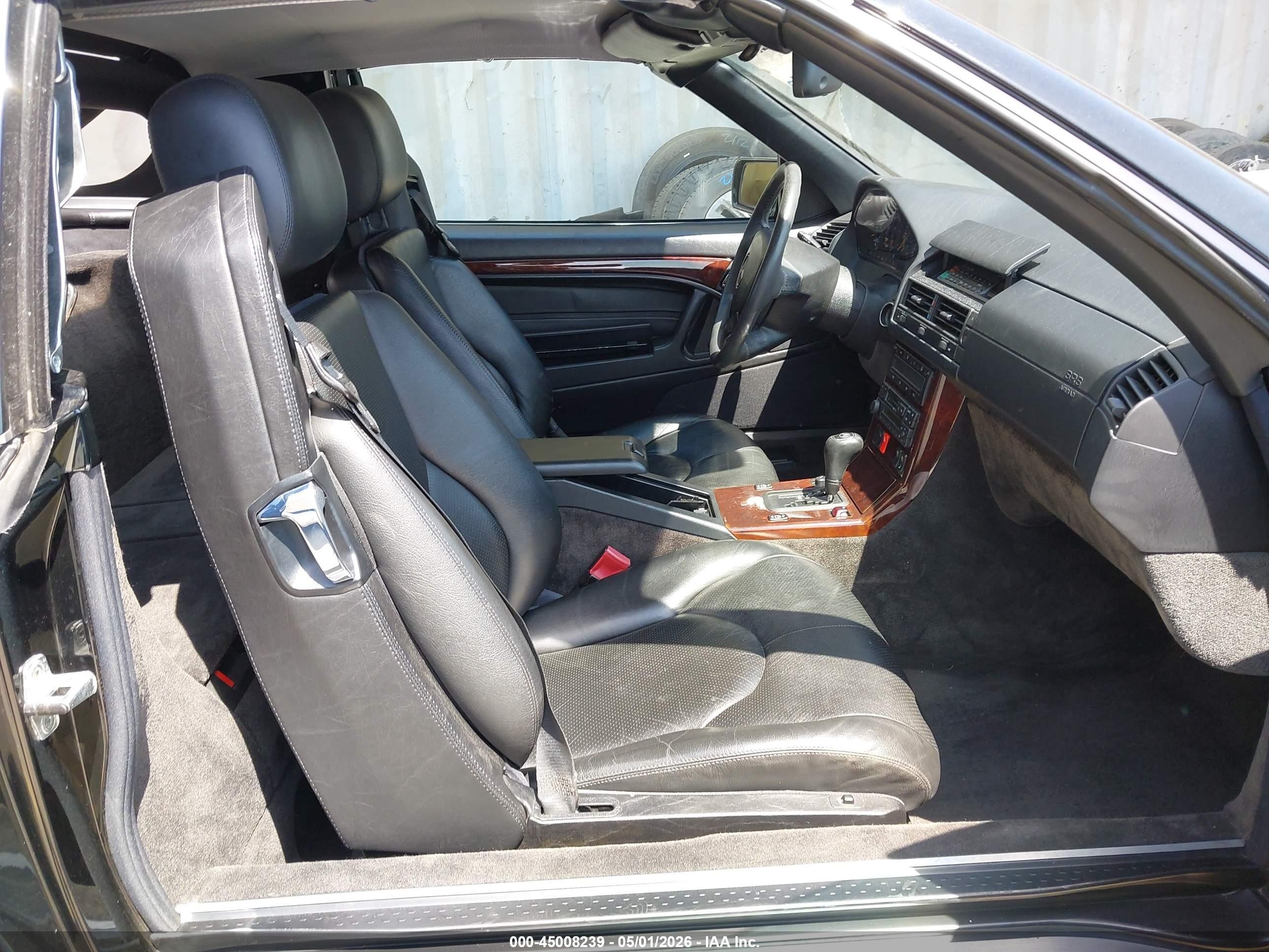 1997 Mercedes-benz Sl 500   Black vin: WDBFA67F5VF149611