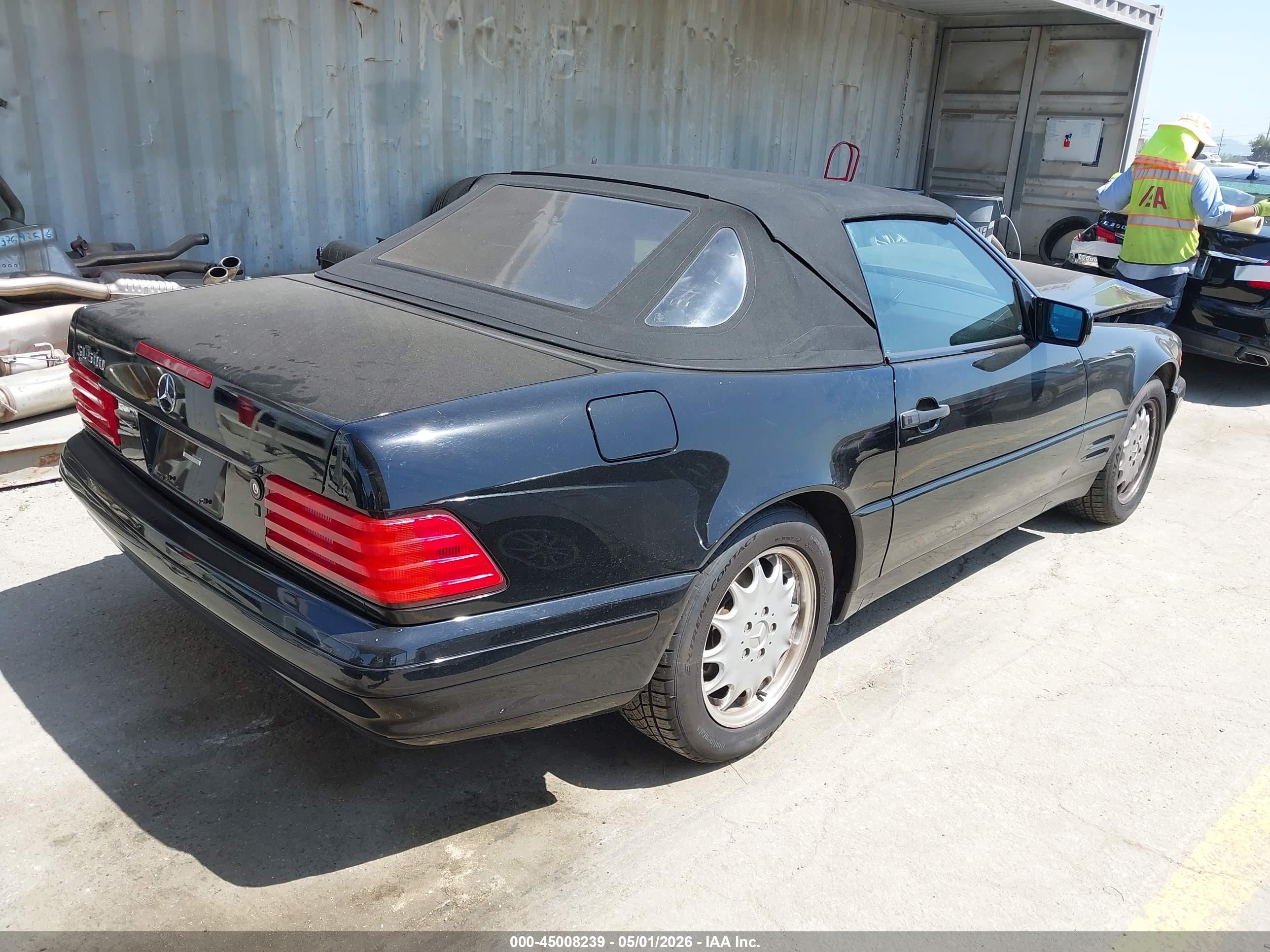 1997 Mercedes-benz Sl 500   Black vin: WDBFA67F5VF149611