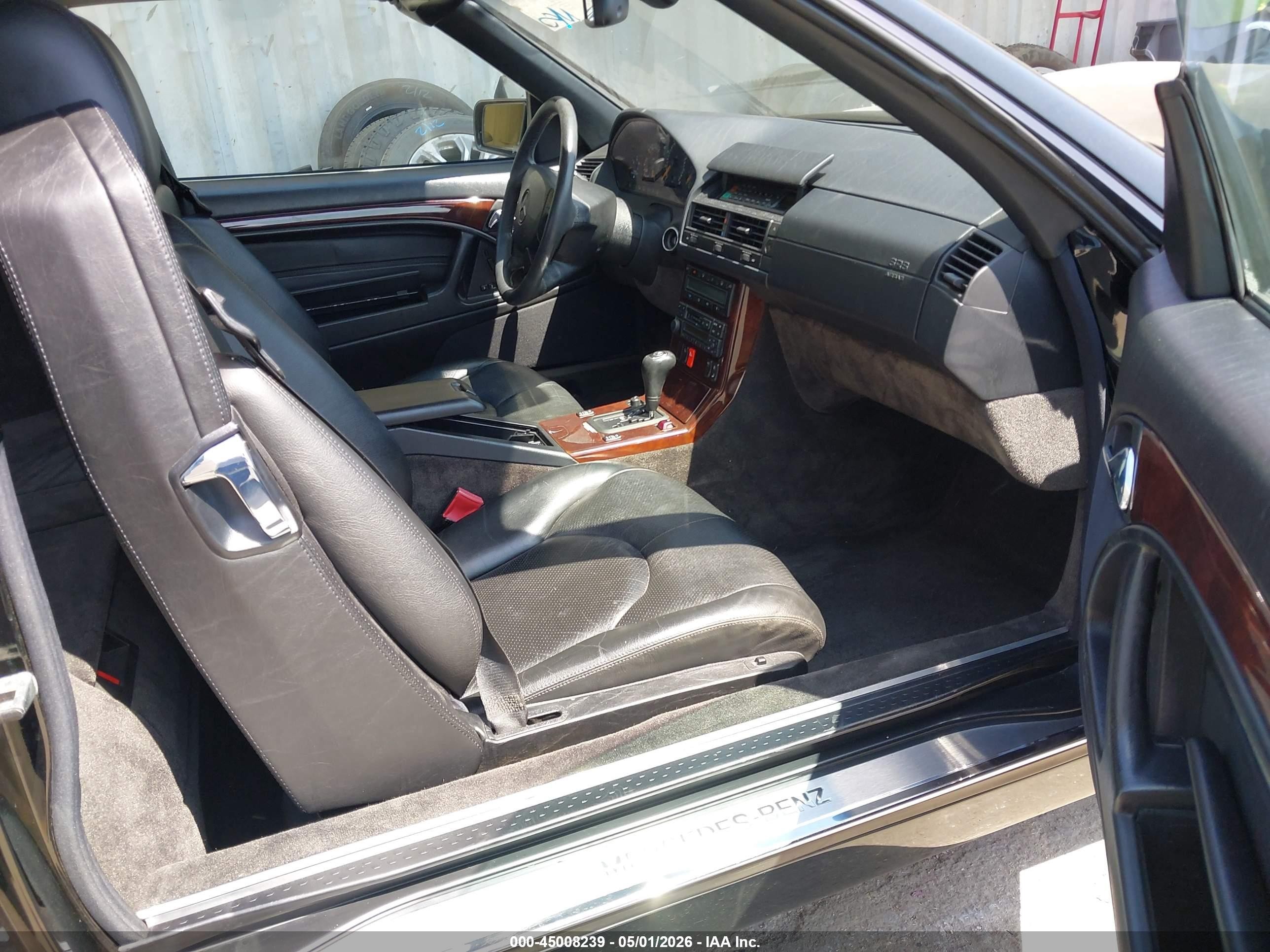 1997 Mercedes-benz Sl 500   Black vin: WDBFA67F5VF149611