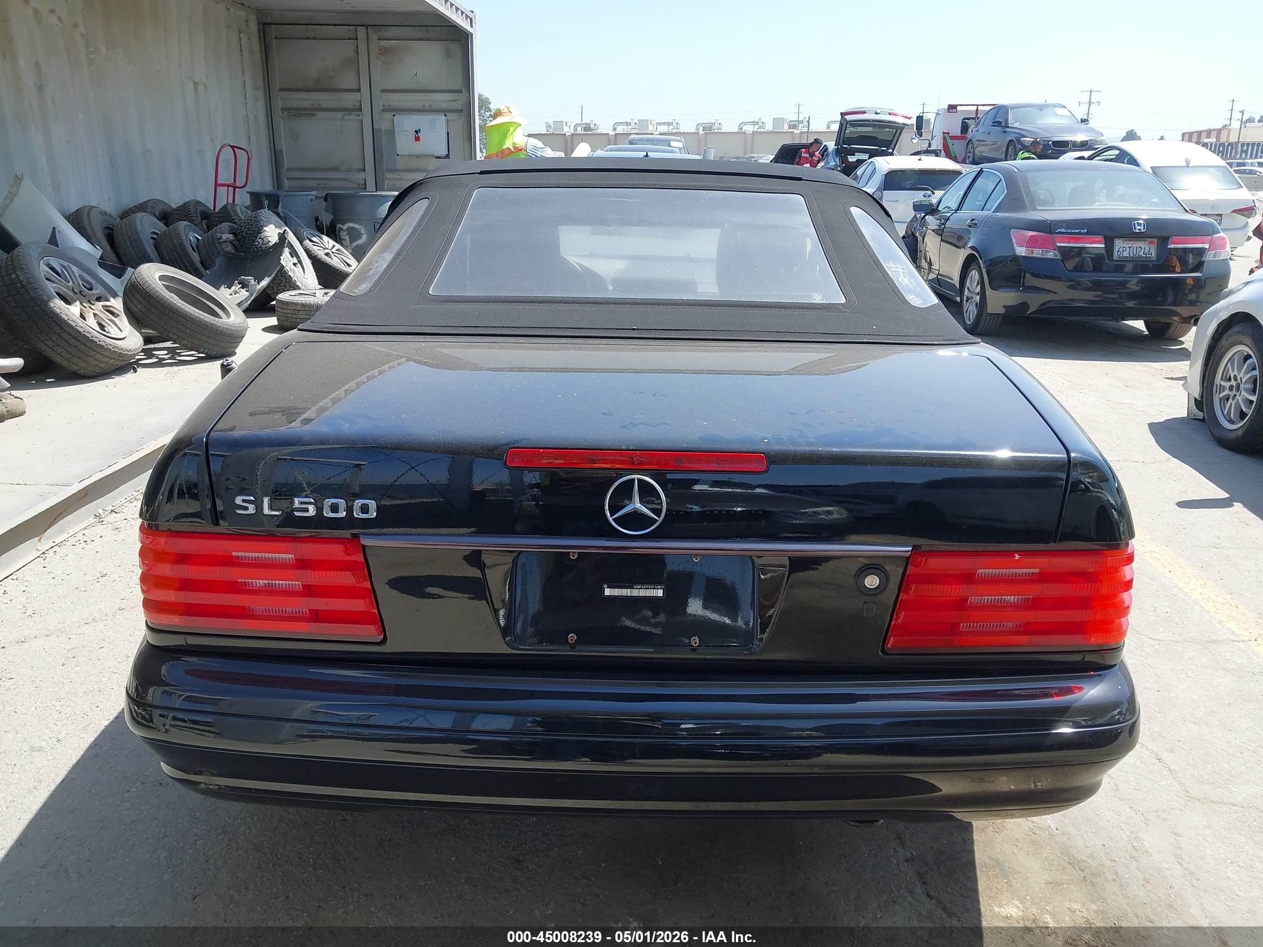 1997 Mercedes-benz Sl 500   Black vin: WDBFA67F5VF149611