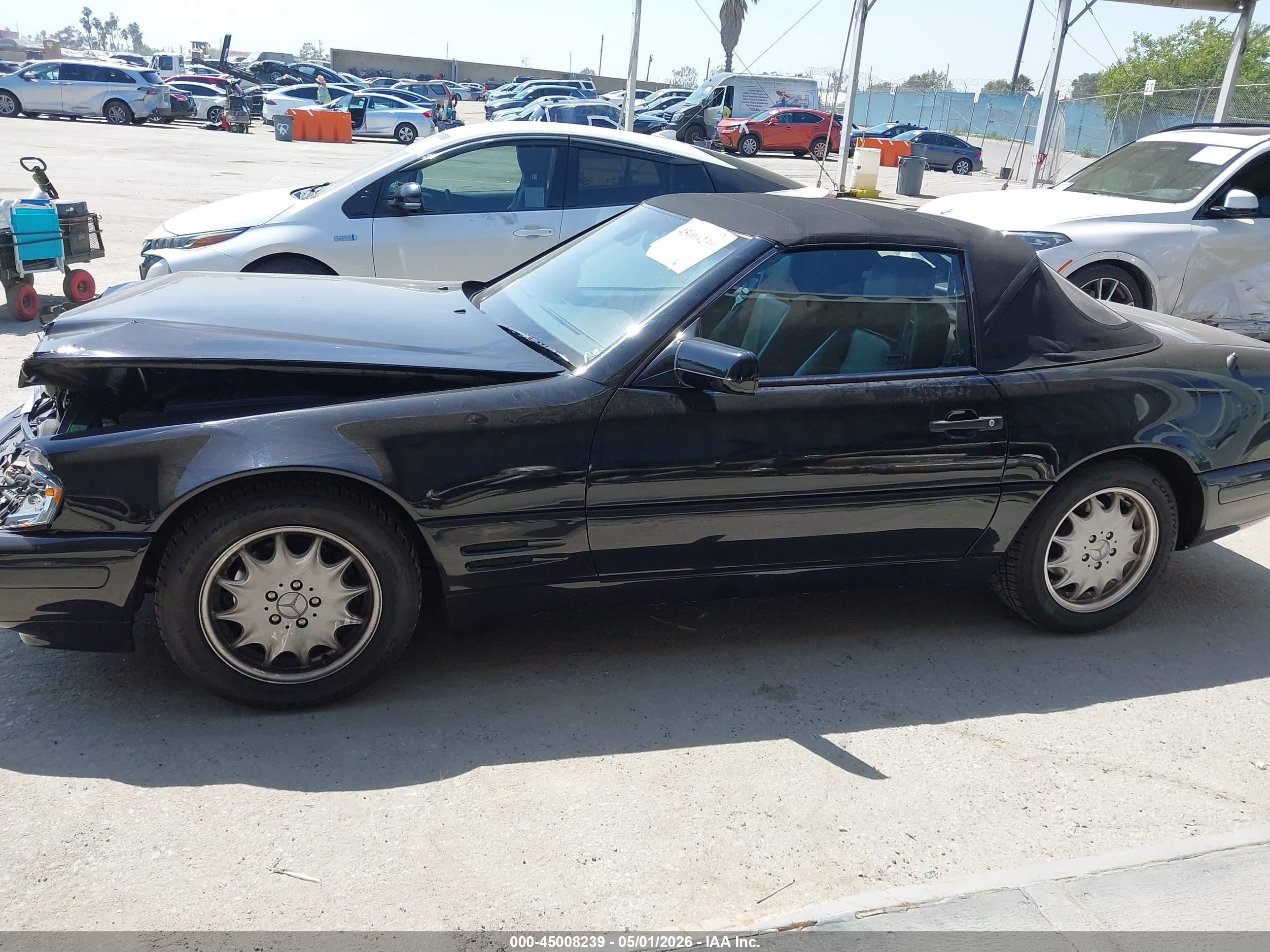 1997 Mercedes-benz Sl 500   Black vin: WDBFA67F5VF149611