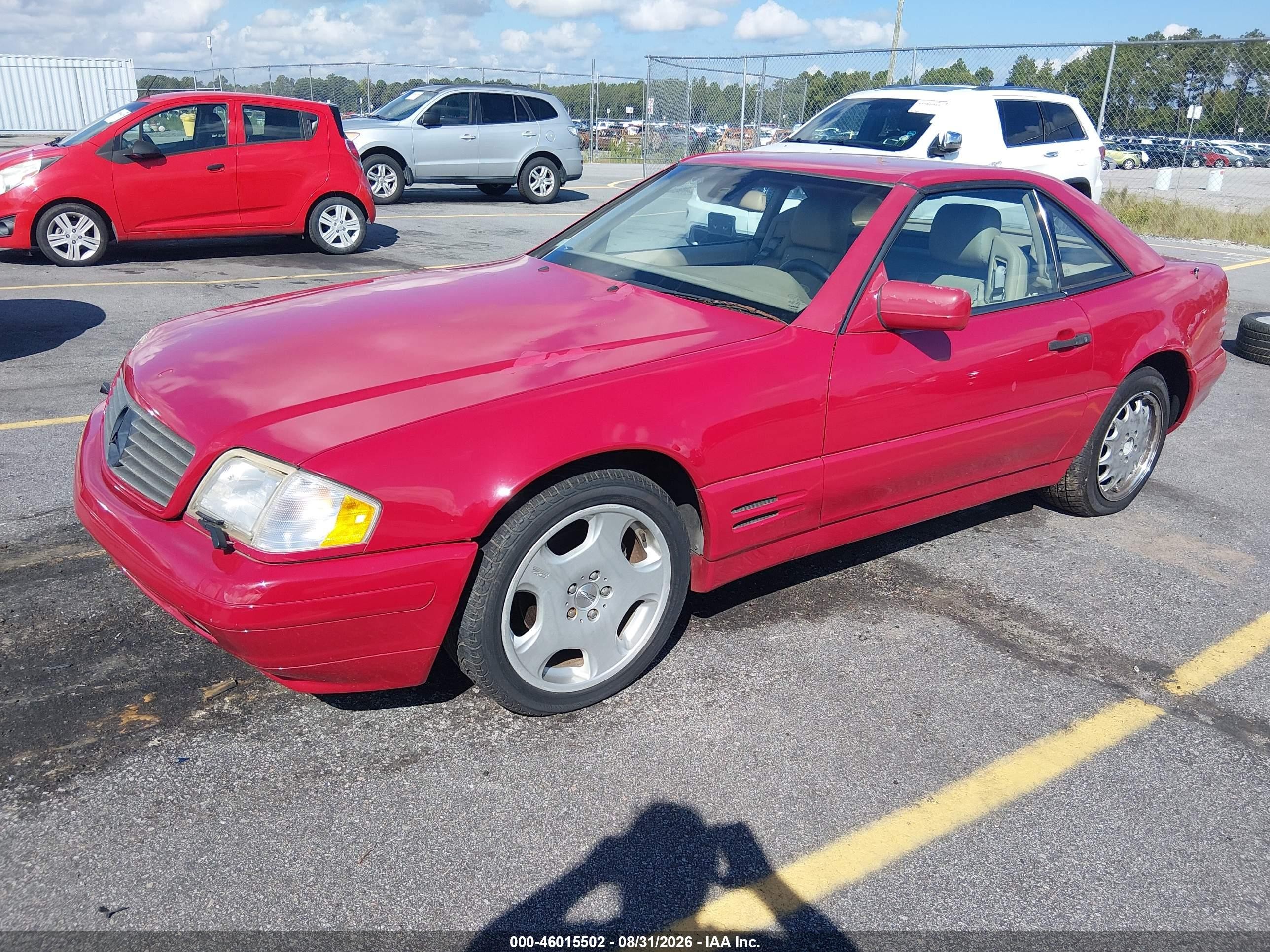 1998 Mercedes-benz Sl 500   Red vin: WDBFA67F5WF157340