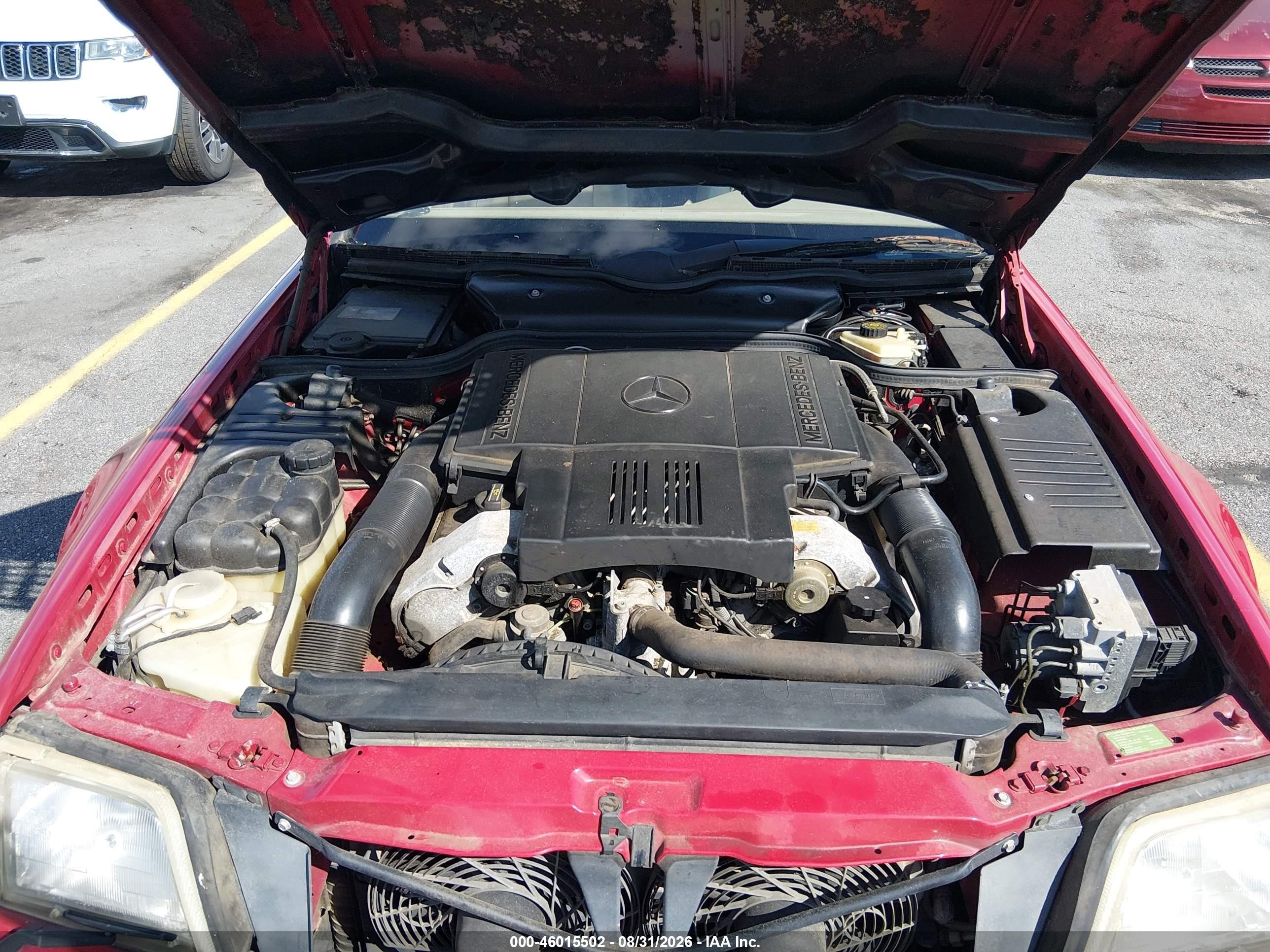 1998 Mercedes-benz Sl 500   Red vin: WDBFA67F5WF157340