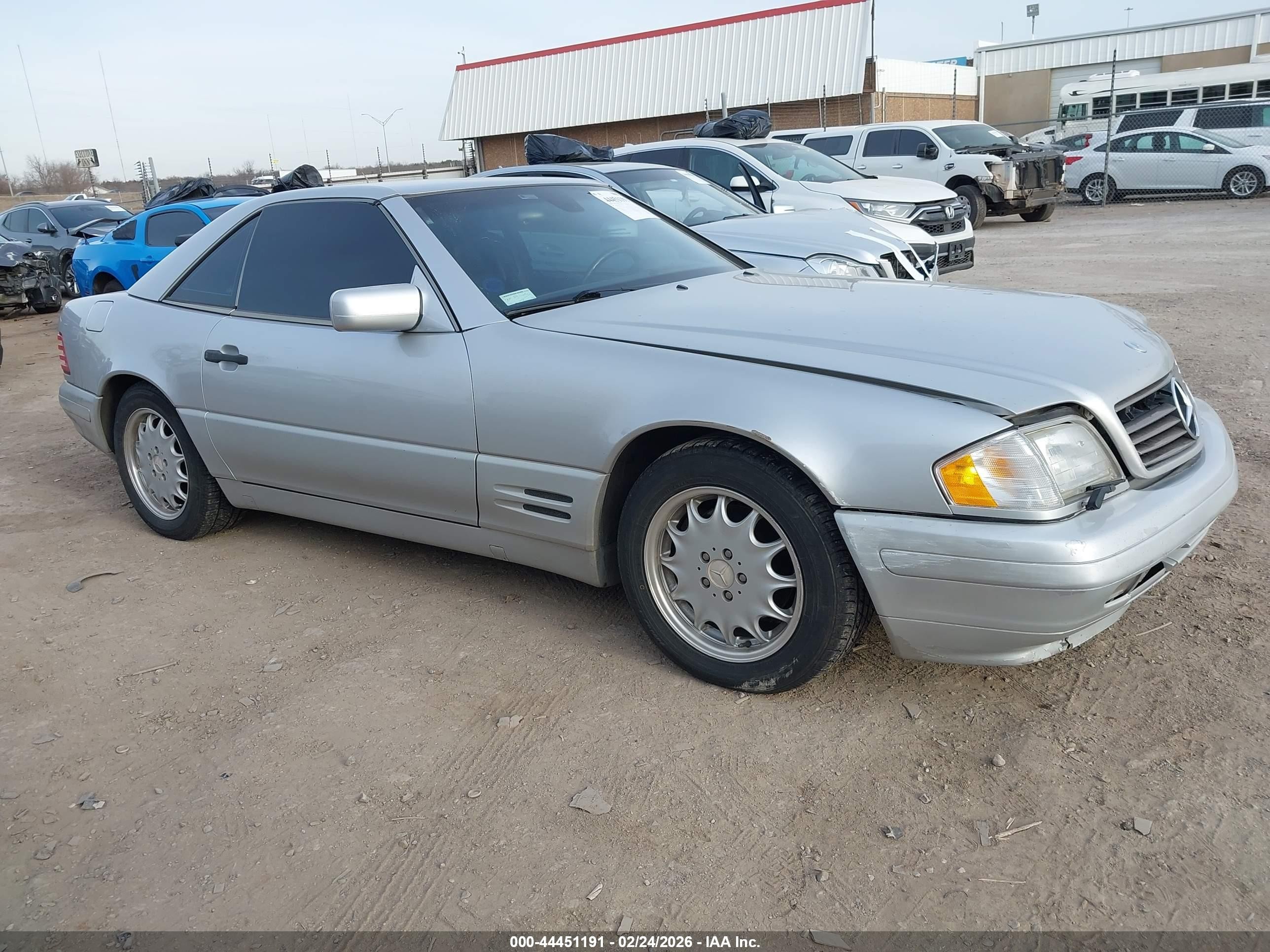 1997 Mercedes-benz Sl 500   Silver vin: WDBFA67F6VF141677