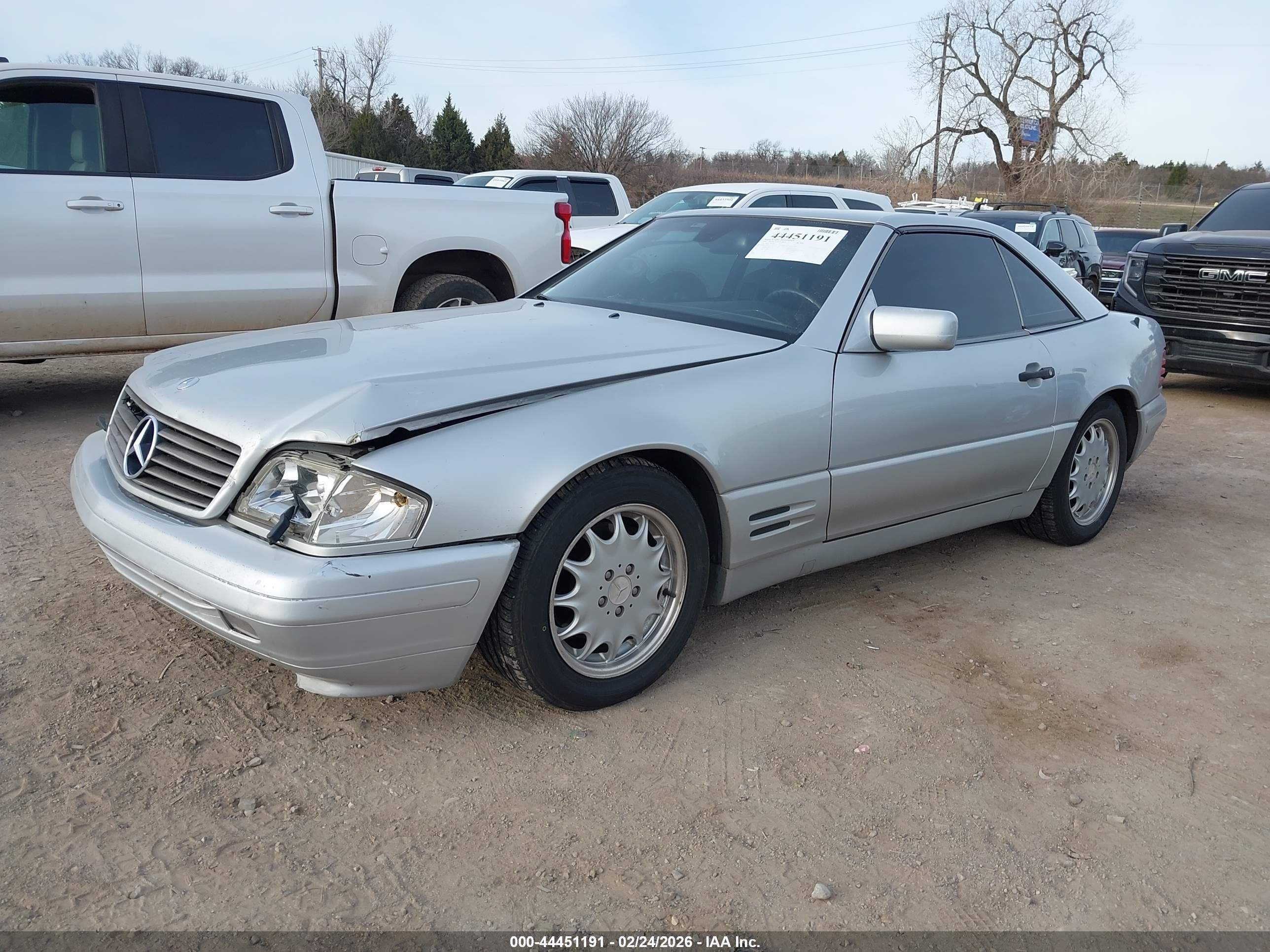 1997 Mercedes-benz Sl 500   Silver vin: WDBFA67F6VF141677