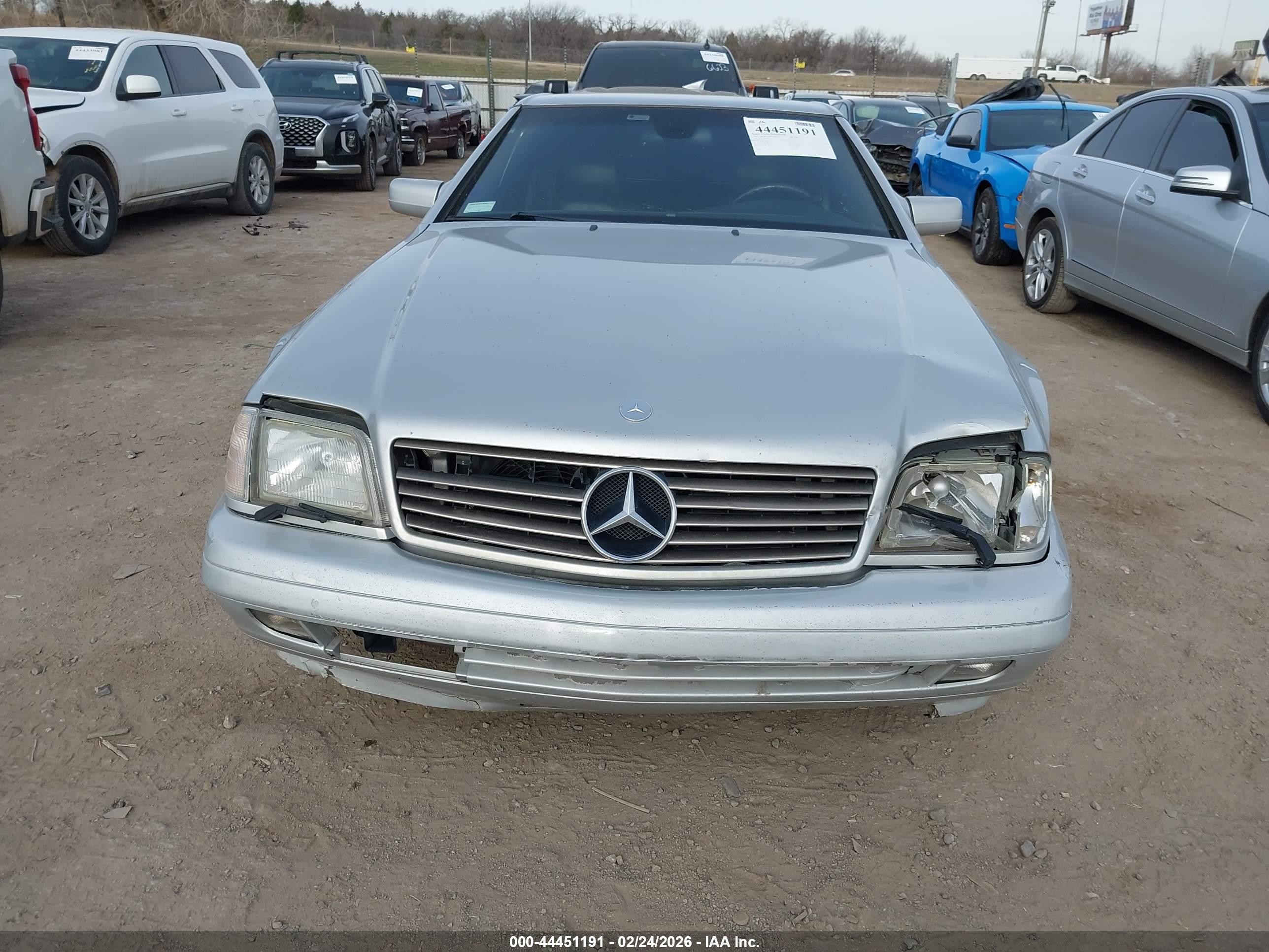 1997 Mercedes-benz Sl 500   Silver vin: WDBFA67F6VF141677