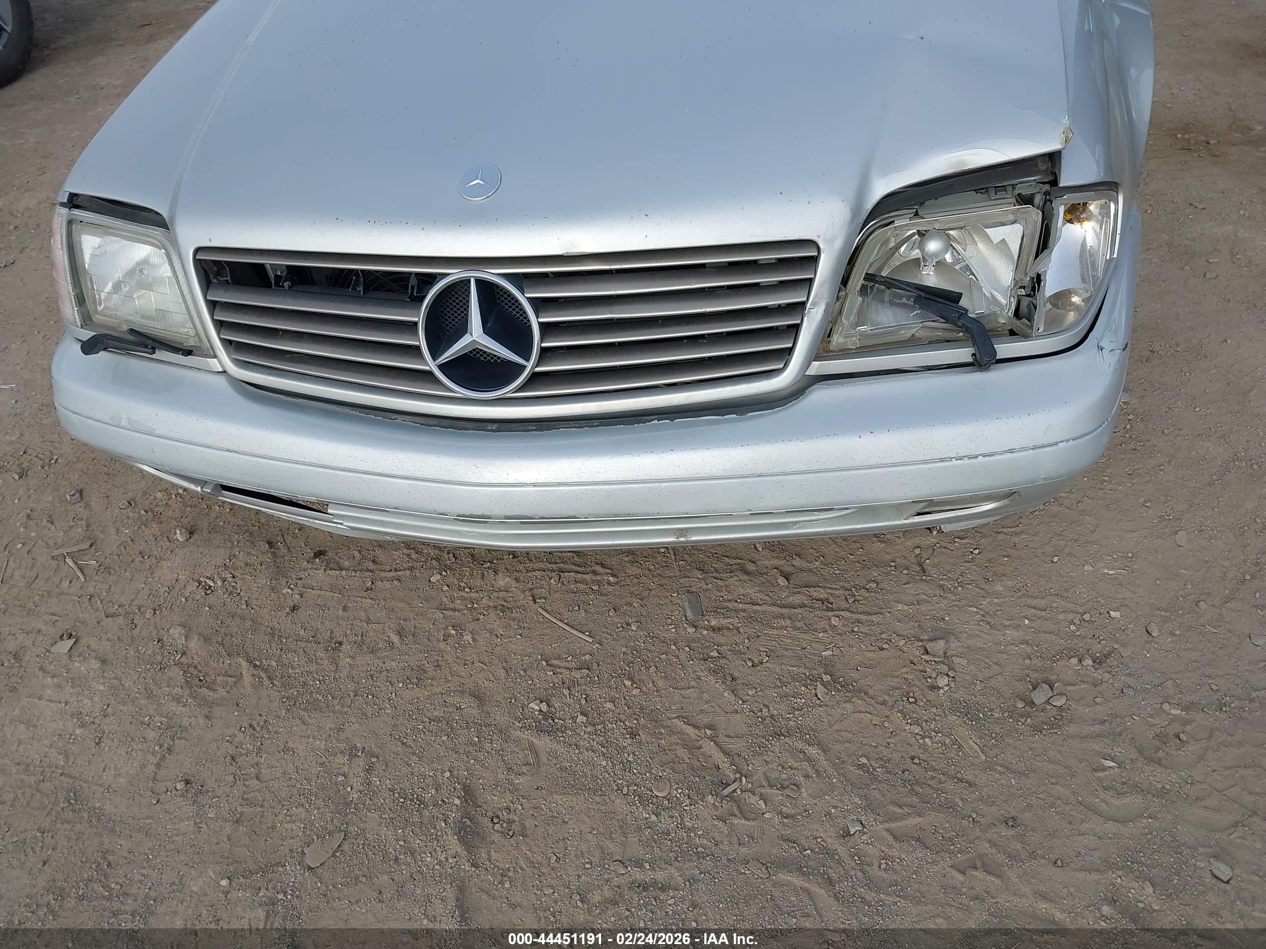 1997 Mercedes-benz Sl 500   Silver vin: WDBFA67F6VF141677
