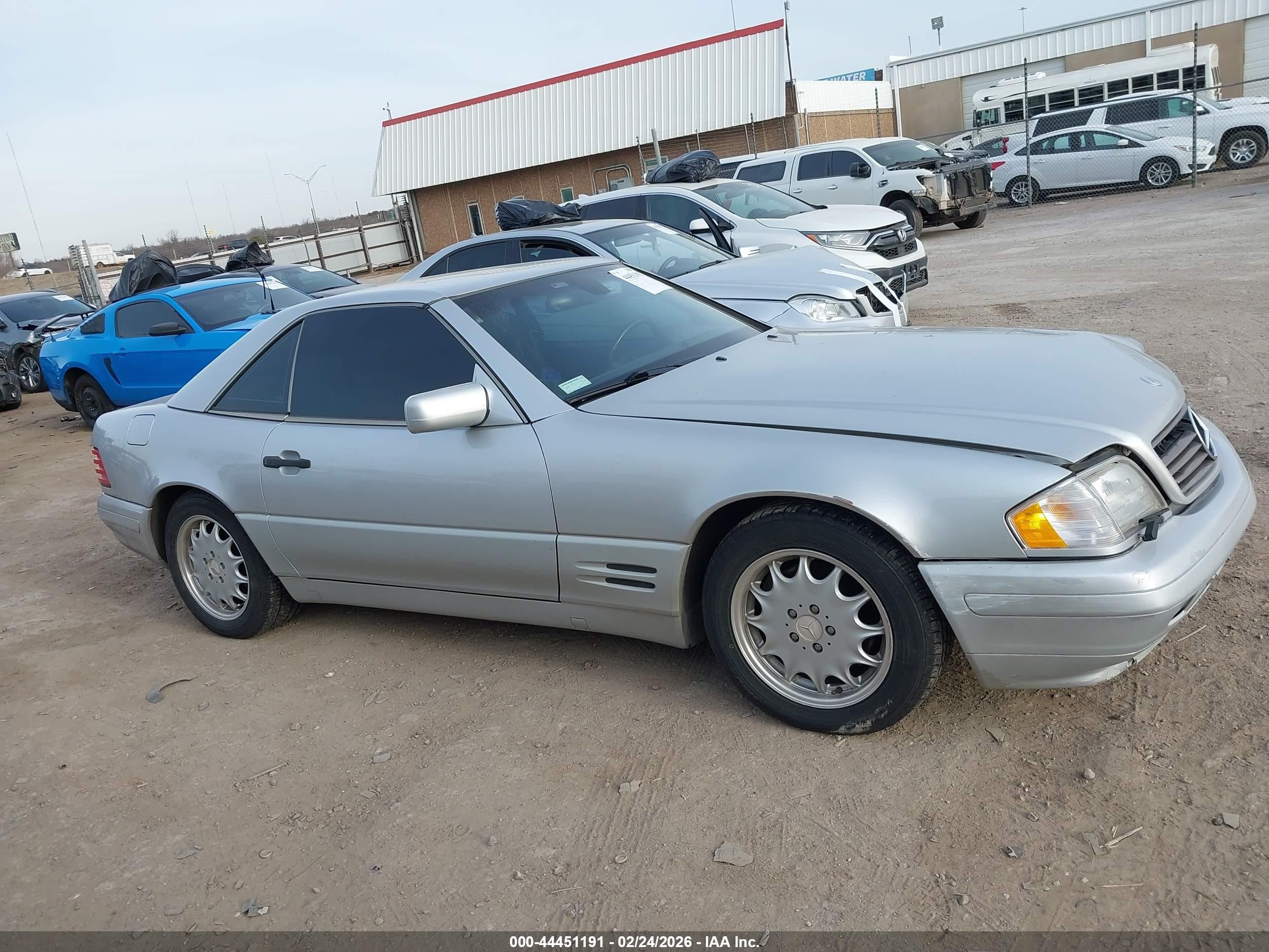 1997 Mercedes-benz Sl 500   Silver vin: WDBFA67F6VF141677