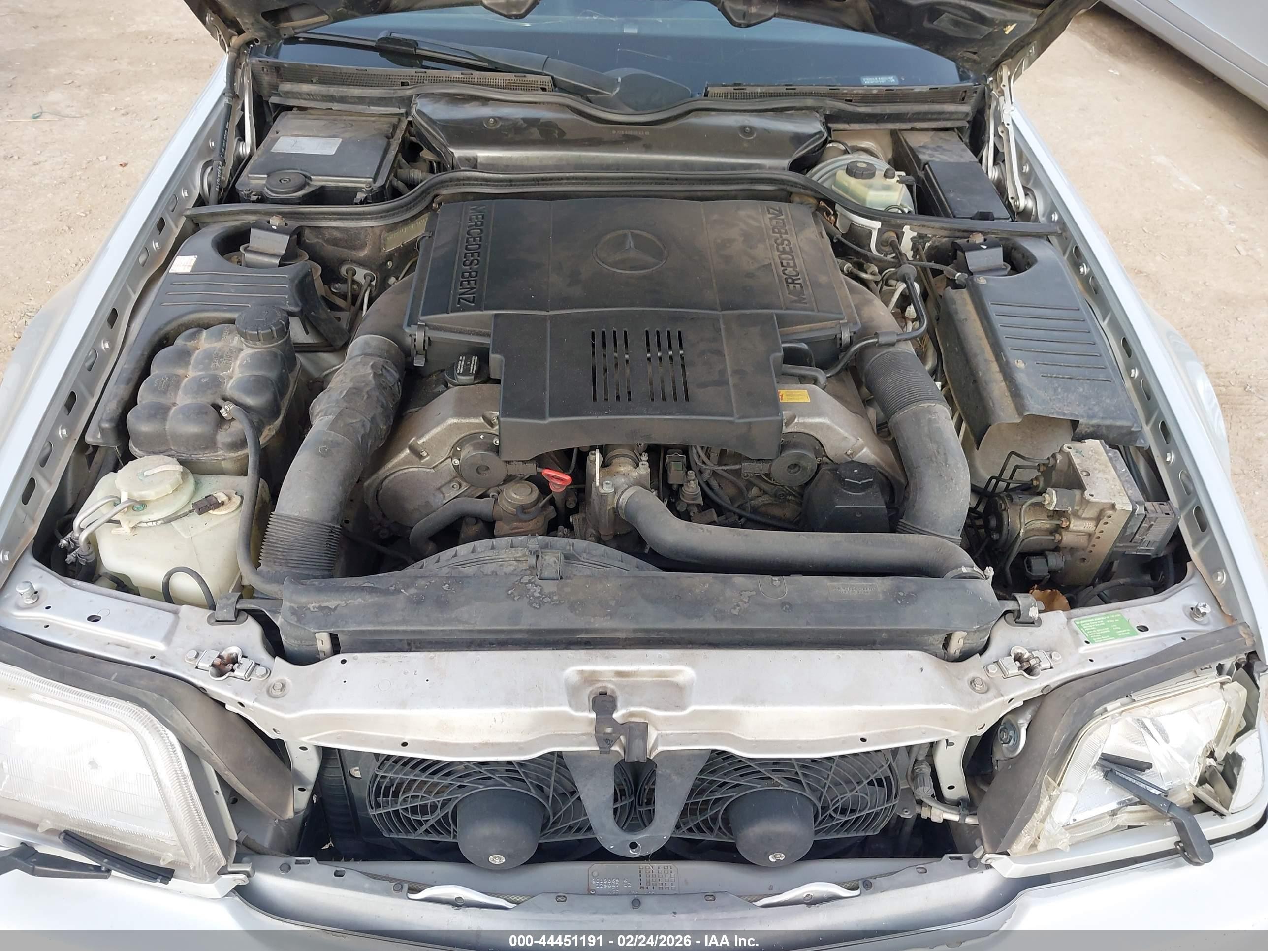 1997 Mercedes-benz Sl 500   Silver vin: WDBFA67F6VF141677