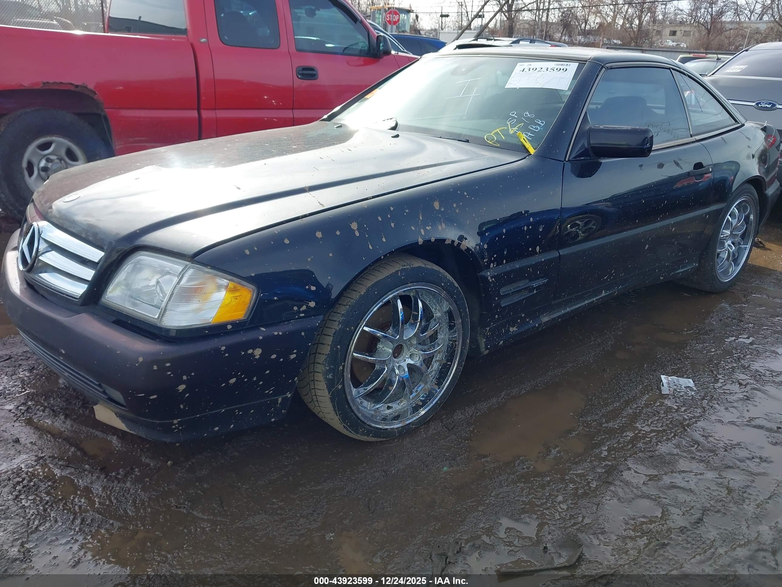 1997 Mercedes-benz Sl 500   Black vin: WDBFA67F6VF142974
