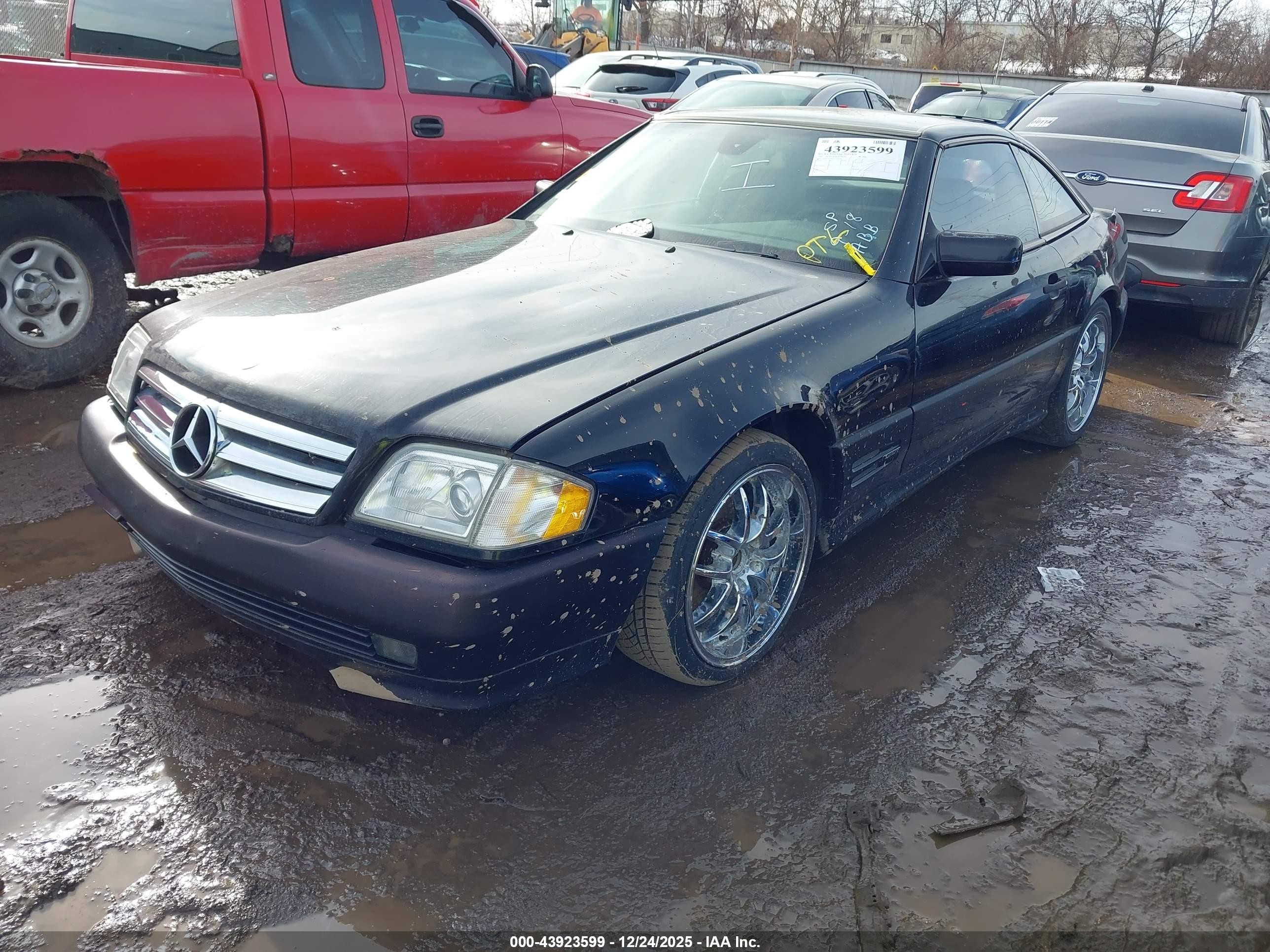 1997 Mercedes-benz Sl 500   Black vin: WDBFA67F6VF142974