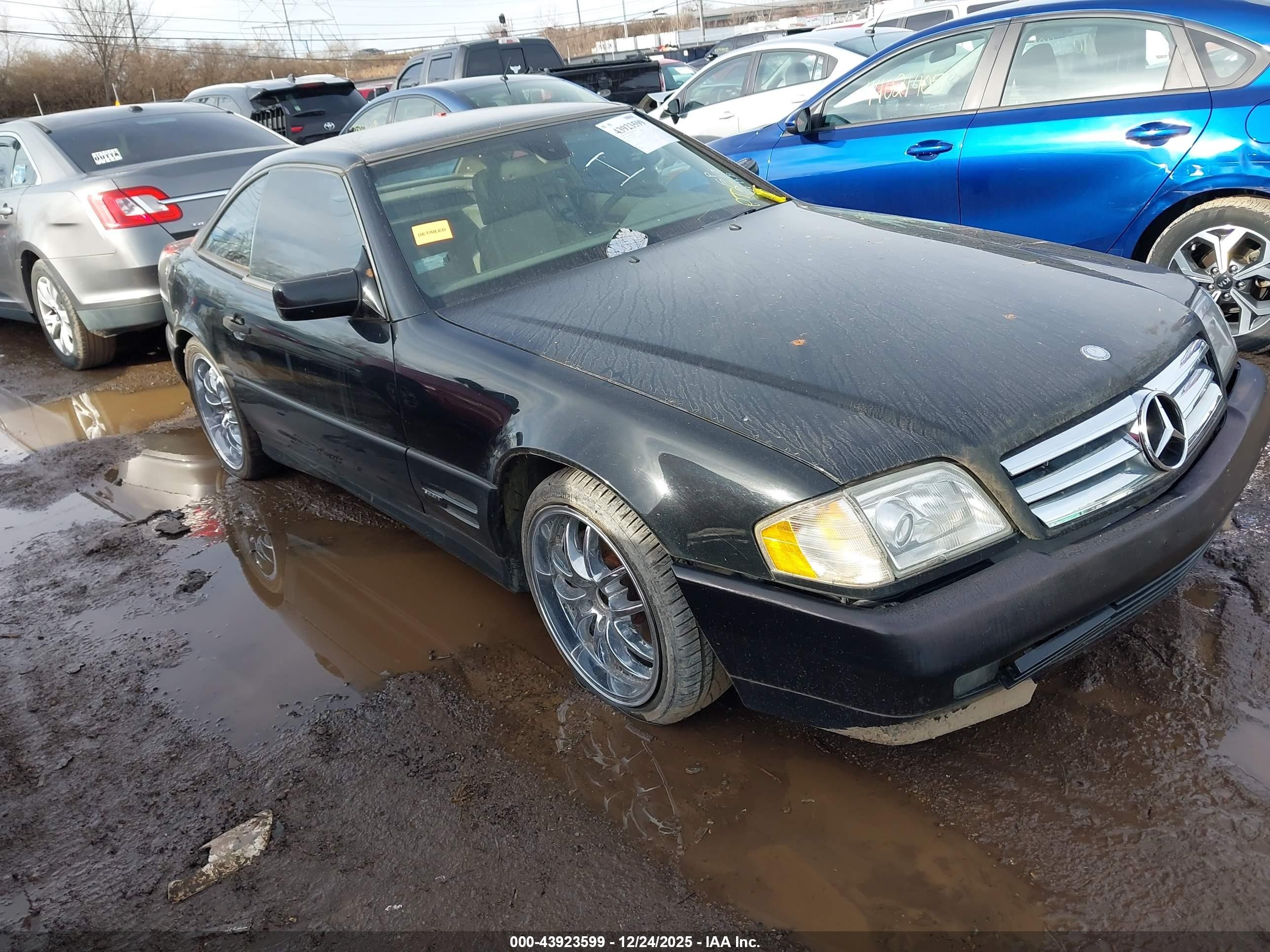 1997 Mercedes-benz Sl 500   Black vin: WDBFA67F6VF142974