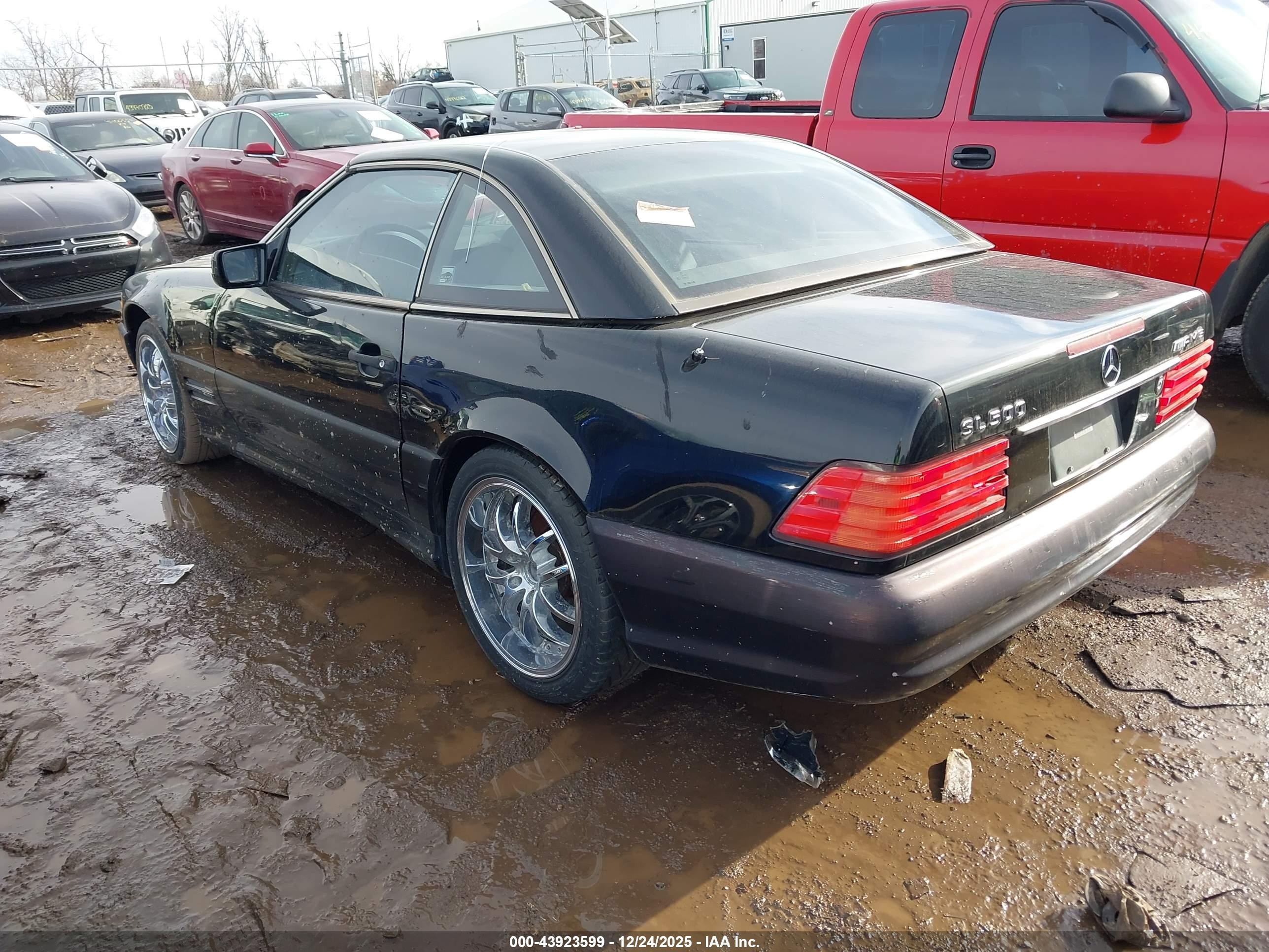 1997 Mercedes-benz Sl 500   Black vin: WDBFA67F6VF142974