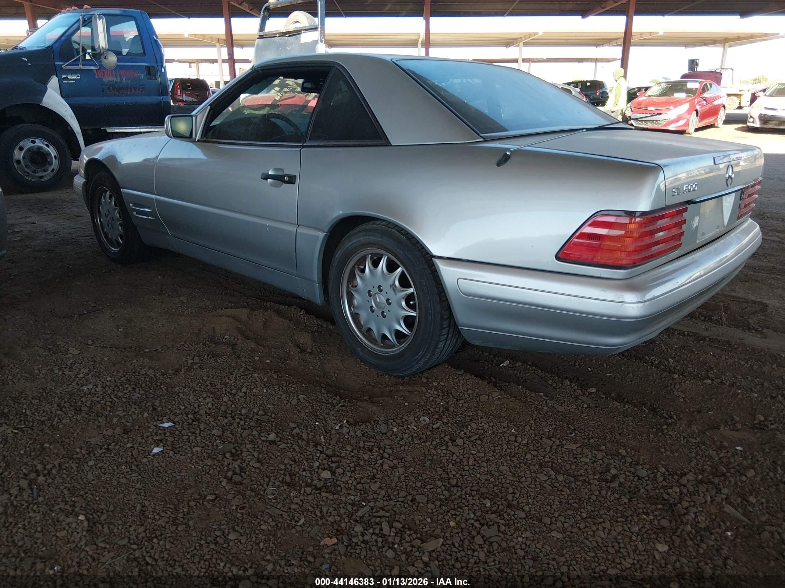1997 Mercedes-benz Sl 500   Silver vin: WDBFA67F6VF143445