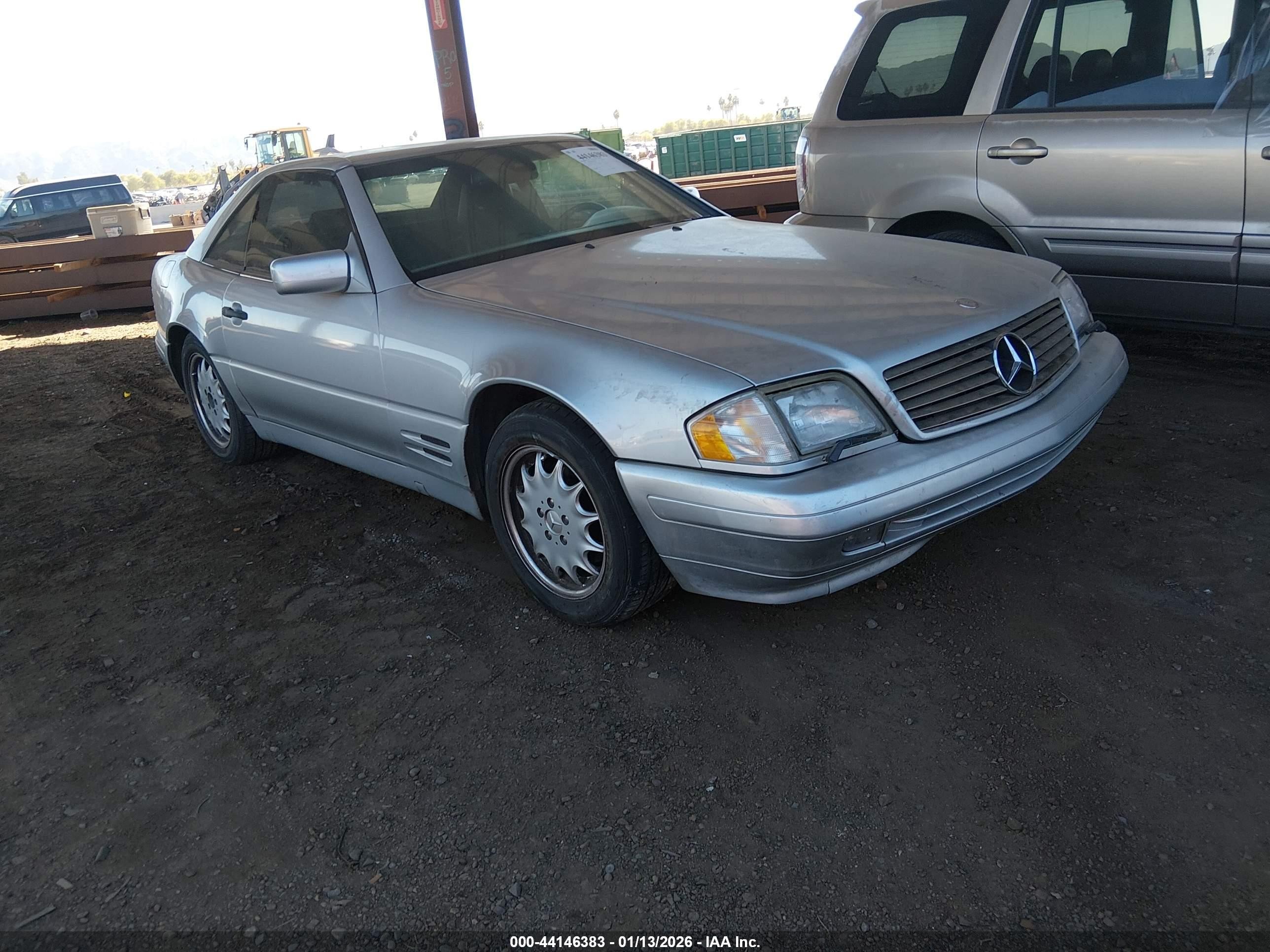 1997 Mercedes-benz Sl 500   Silver vin: WDBFA67F6VF143445