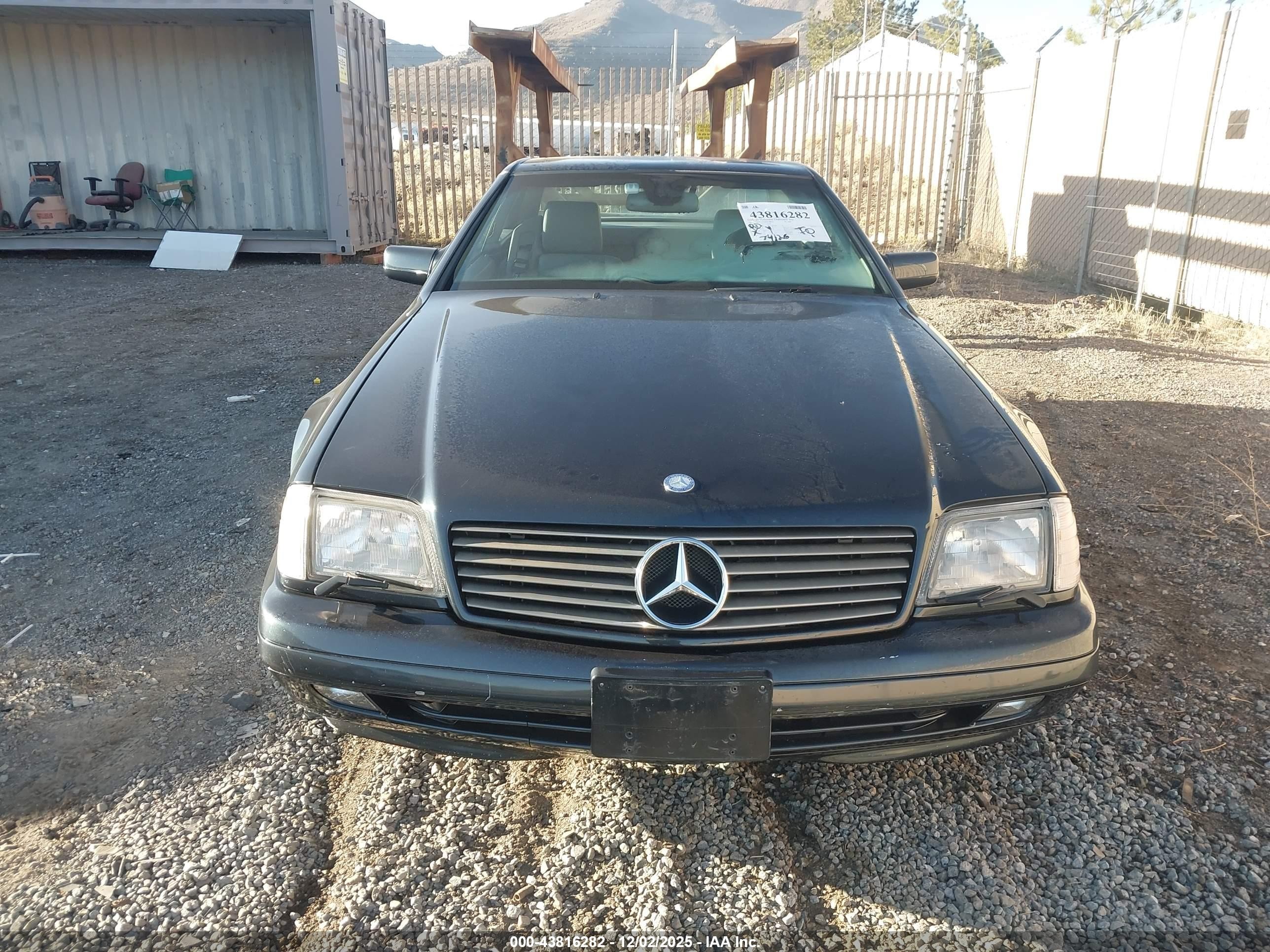 1997 Mercedes-benz Sl 500   Blue vin: WDBFA67F6VF144658