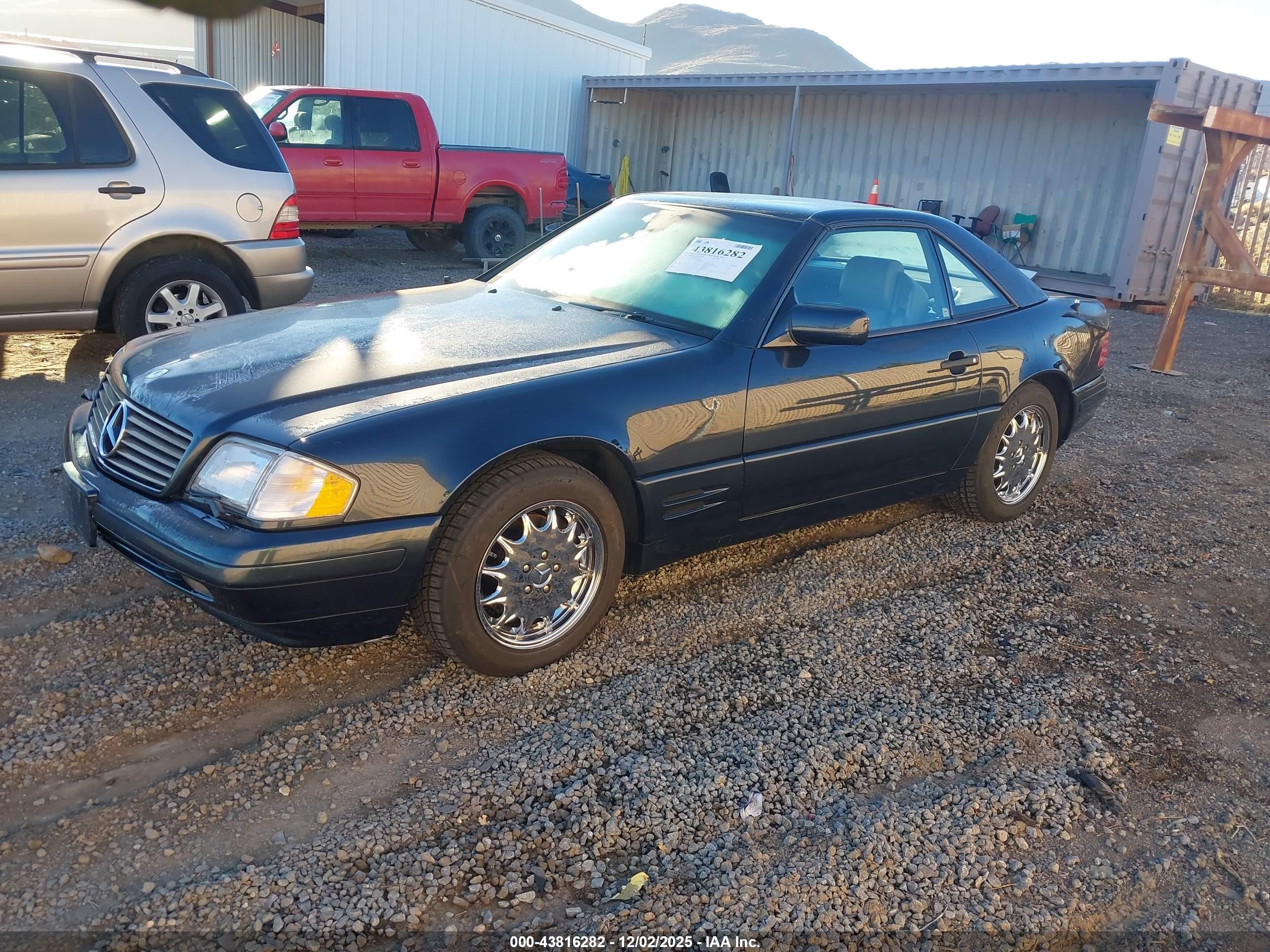 1997 Mercedes-benz Sl 500   Blue vin: WDBFA67F6VF144658