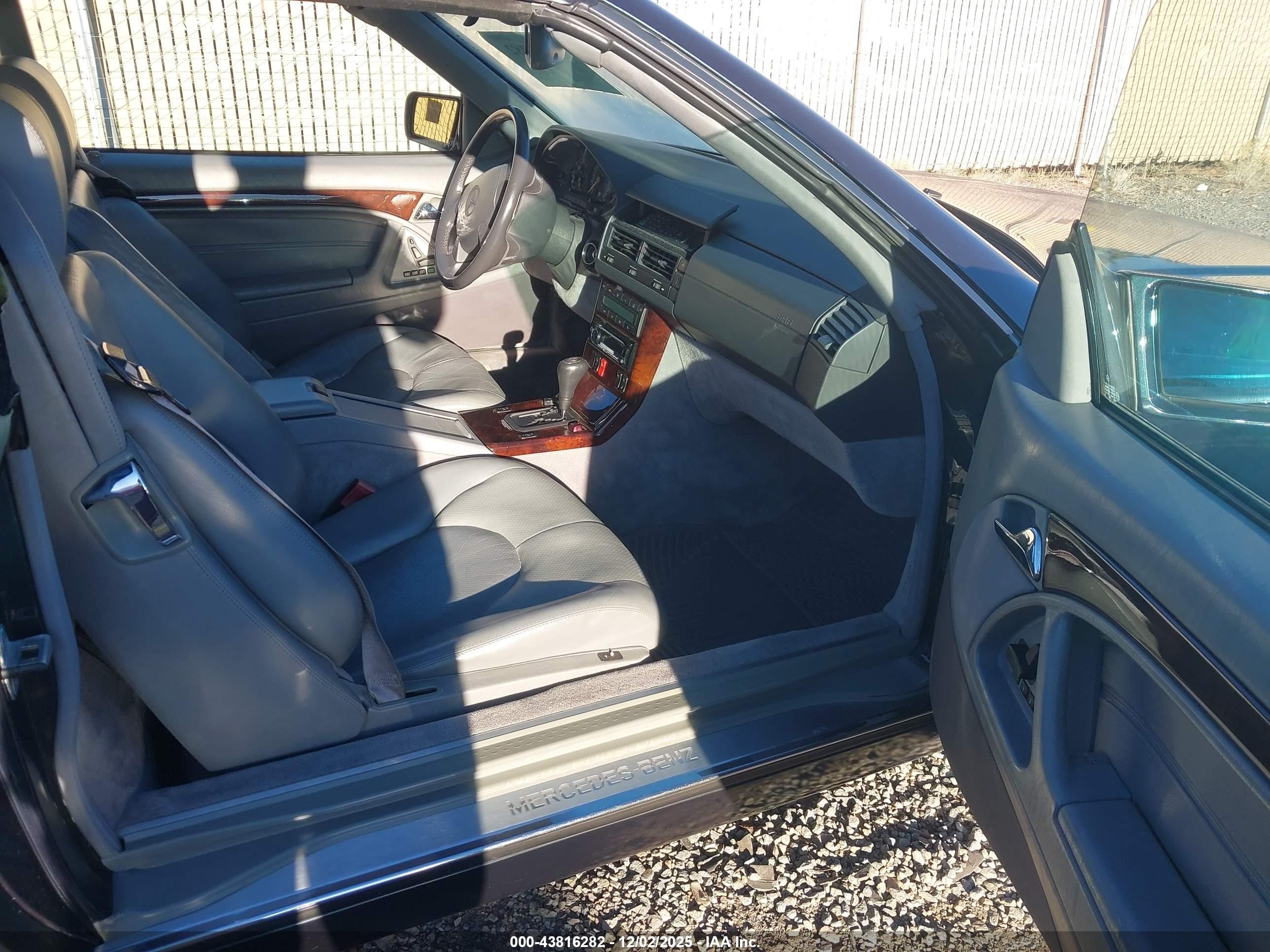 1997 Mercedes-benz Sl 500   Blue vin: WDBFA67F6VF144658