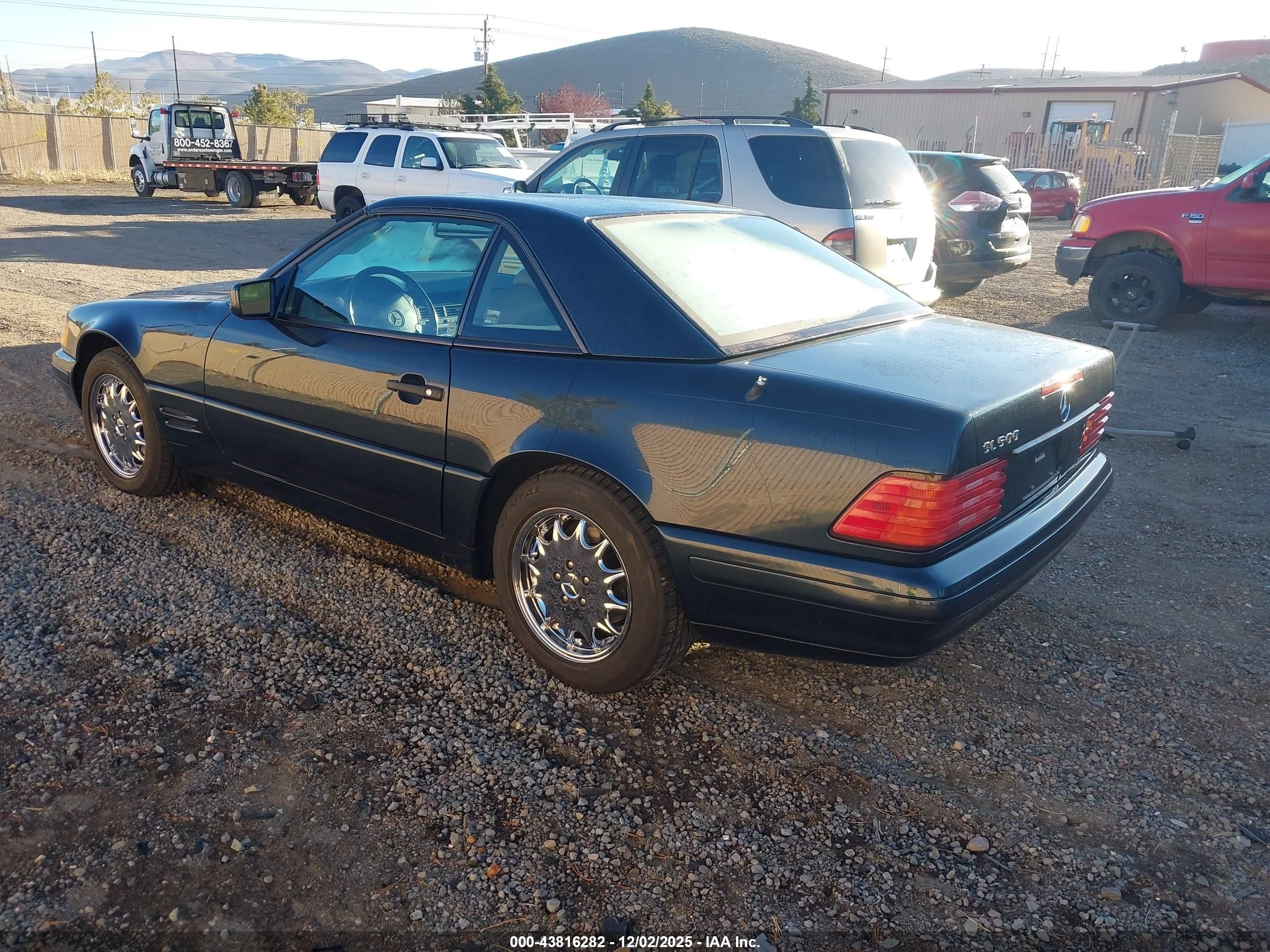 1997 Mercedes-benz Sl 500   Blue vin: WDBFA67F6VF144658