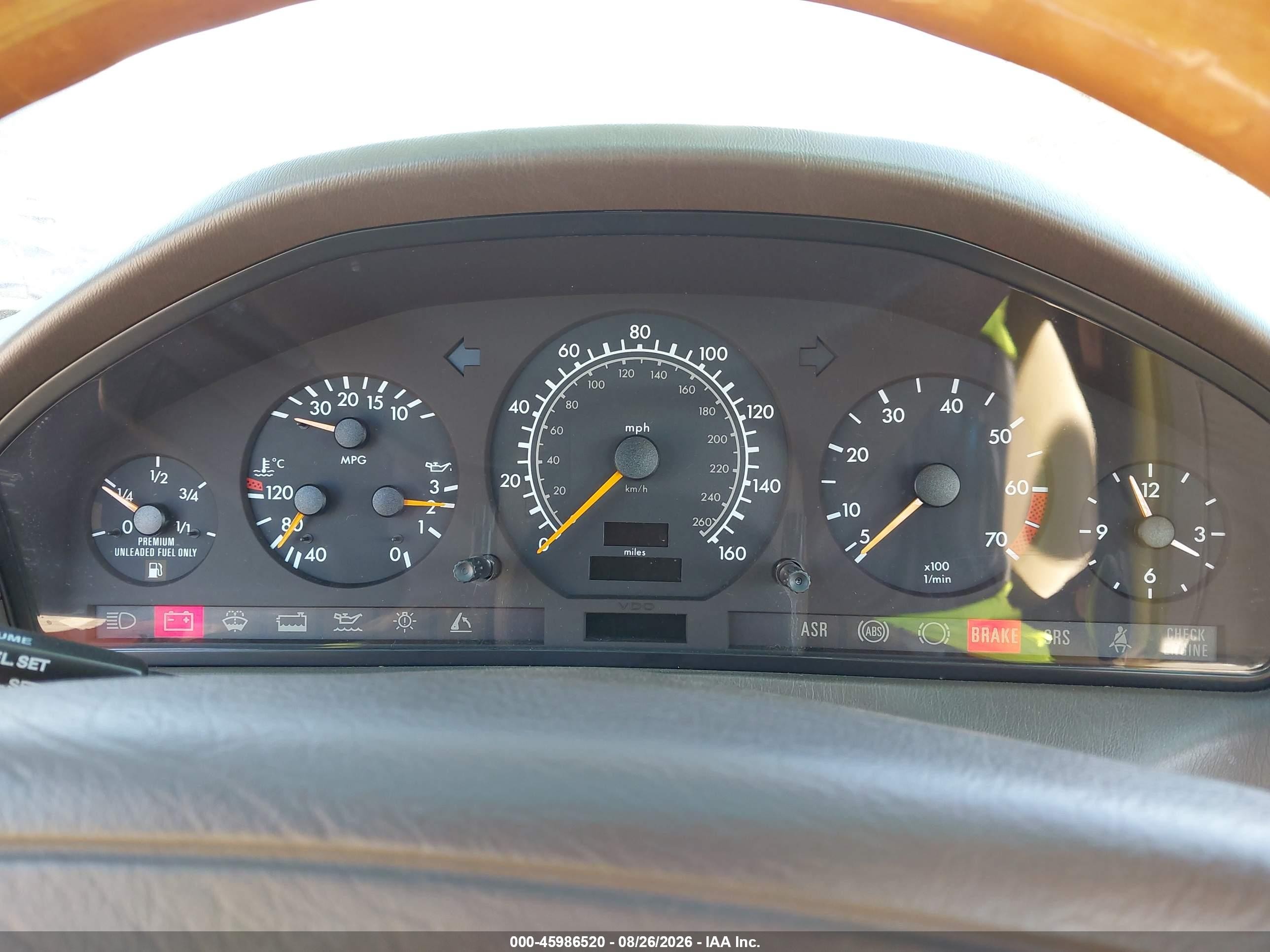 1997 Mercedes-benz Sl 500   Burgundy vin: WDBFA67F6VF154803