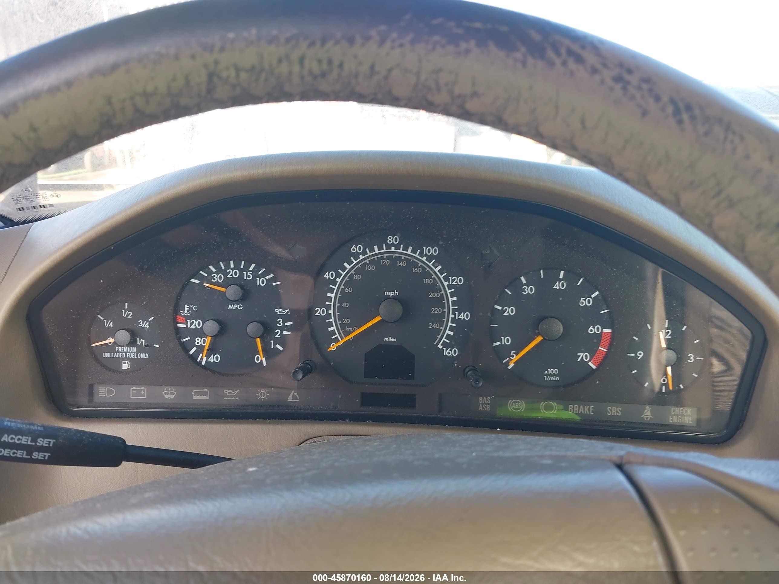 1998 Mercedes-benz Sl 500   Gray vin: WDBFA67F6WF159338