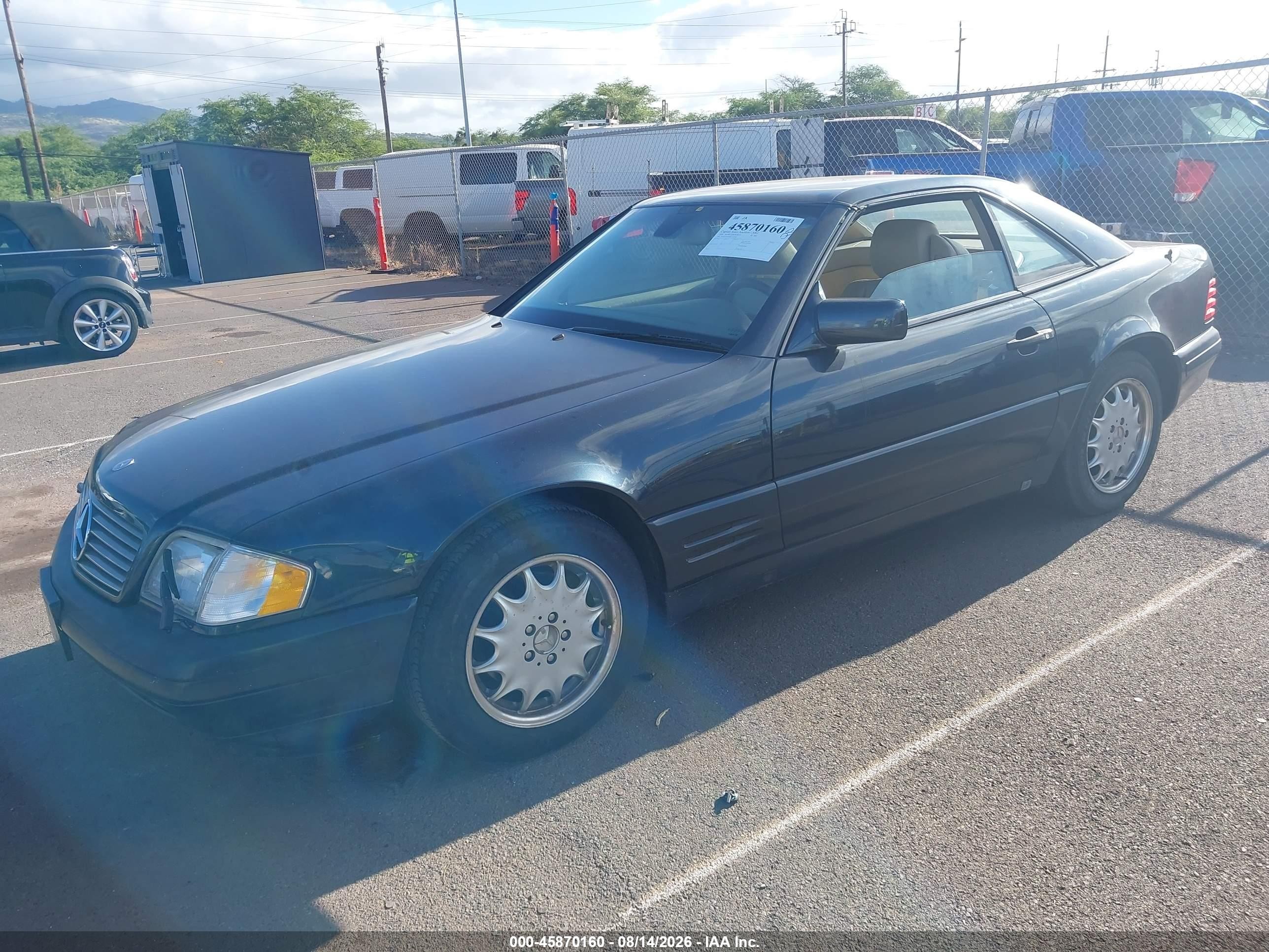 1998 Mercedes-benz Sl 500   Gray vin: WDBFA67F6WF159338