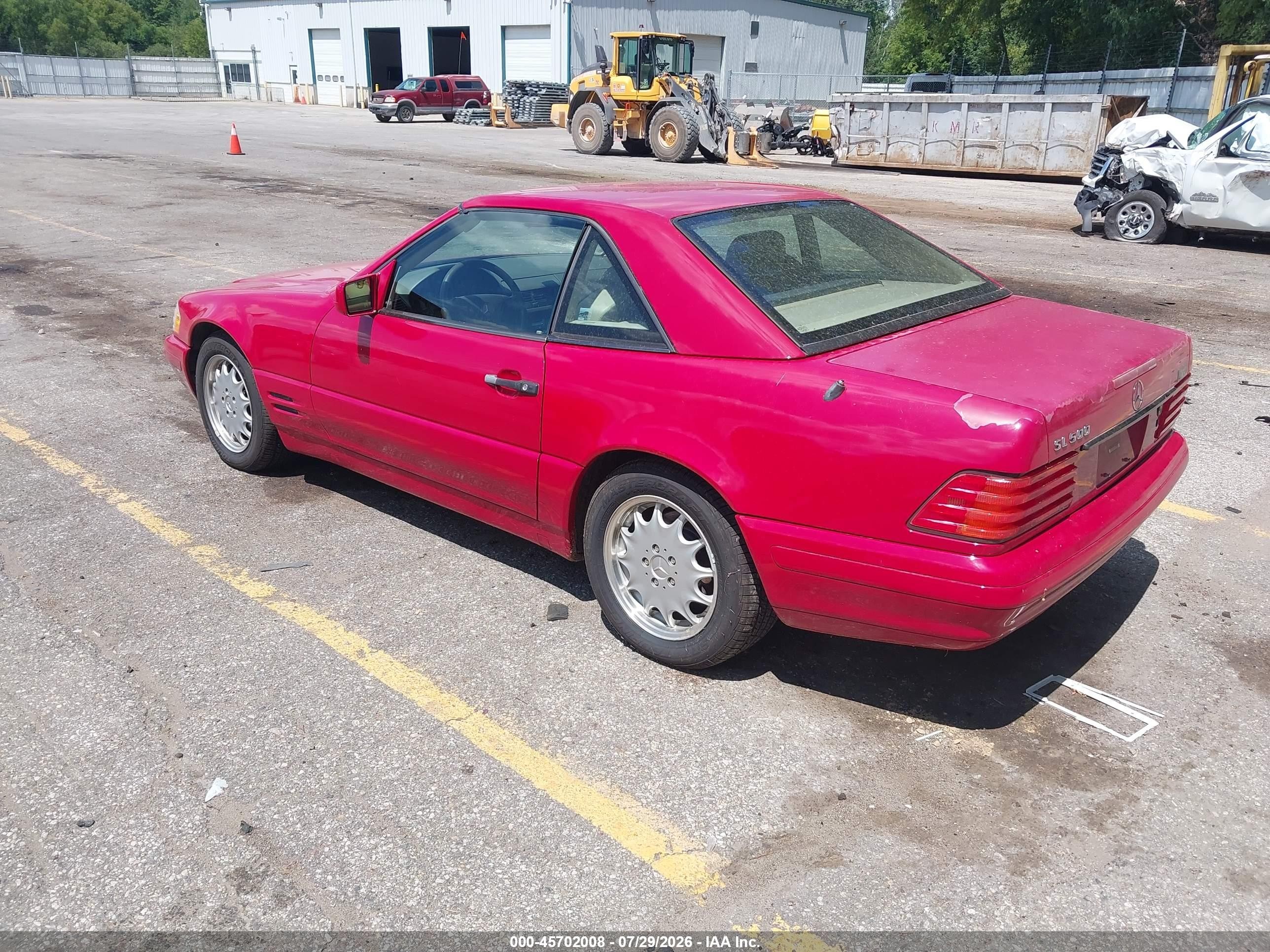 1997 Mercedes-benz Sl 500   Red vin: WDBFA67F7VF141395