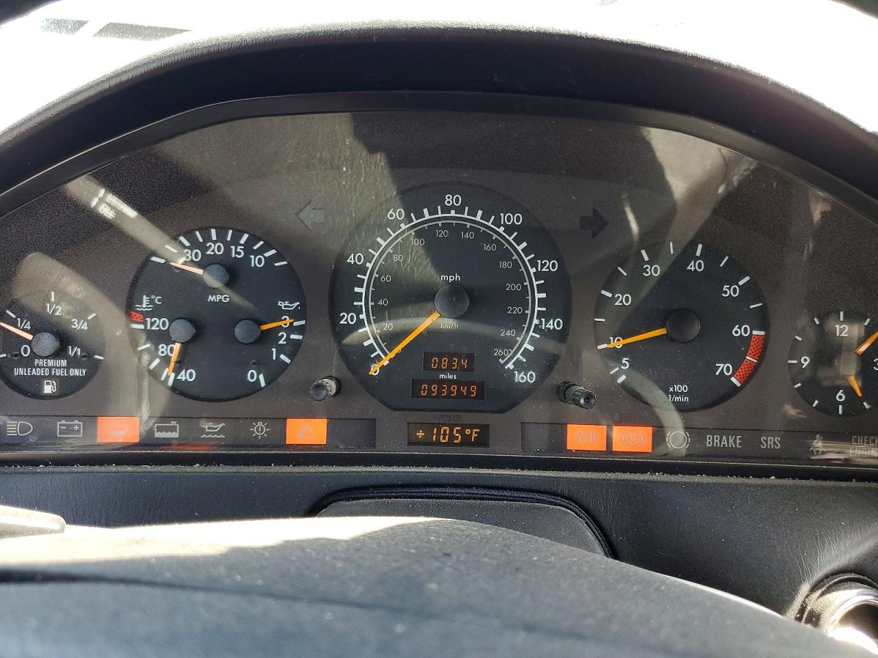 1997 Mercedes-benz Sl 500 Черный vin: WDBFA67F7VF141574