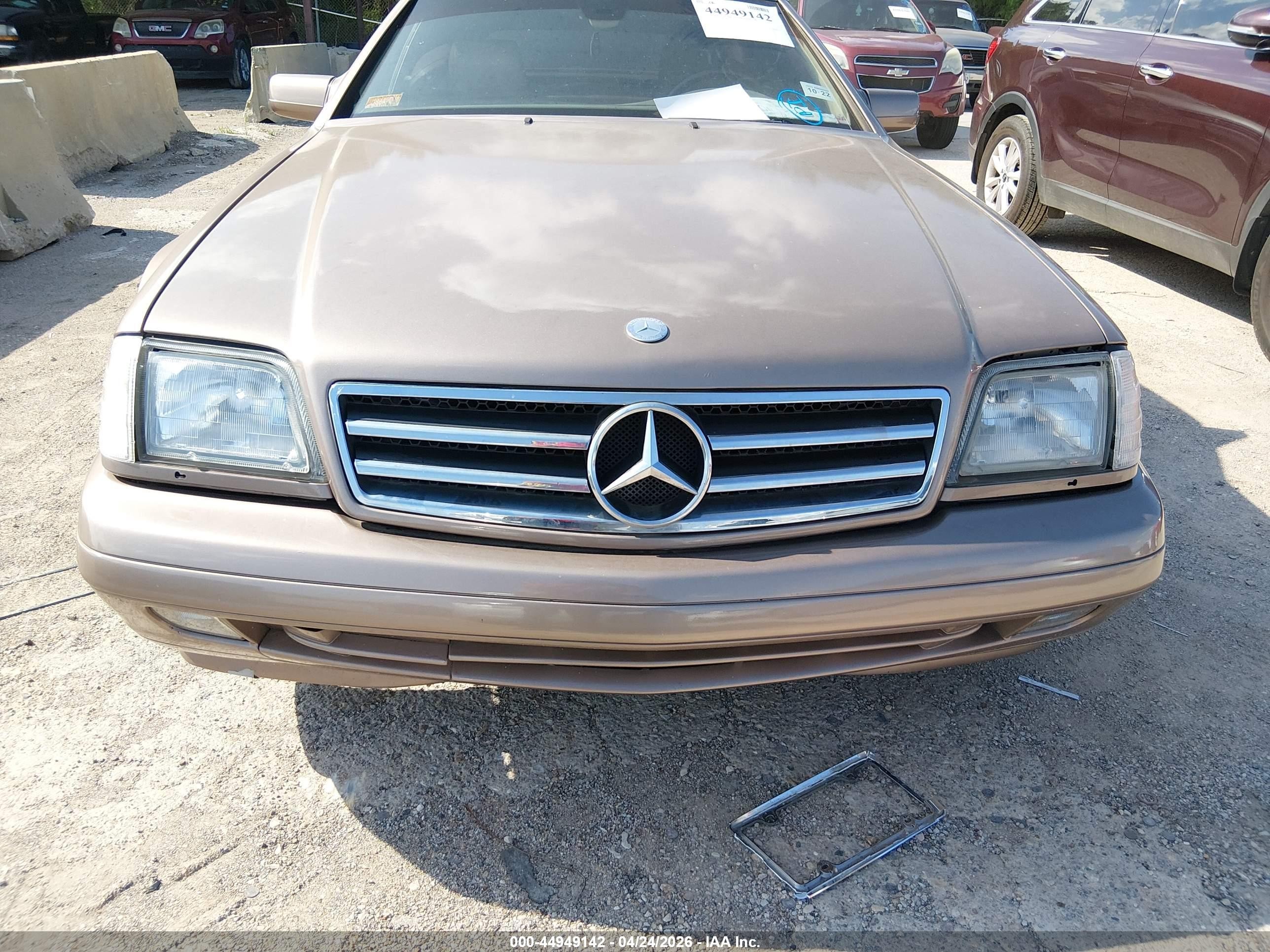 1997 Mercedes-benz Sl 500   Beige vin: WDBFA67F7VF142479