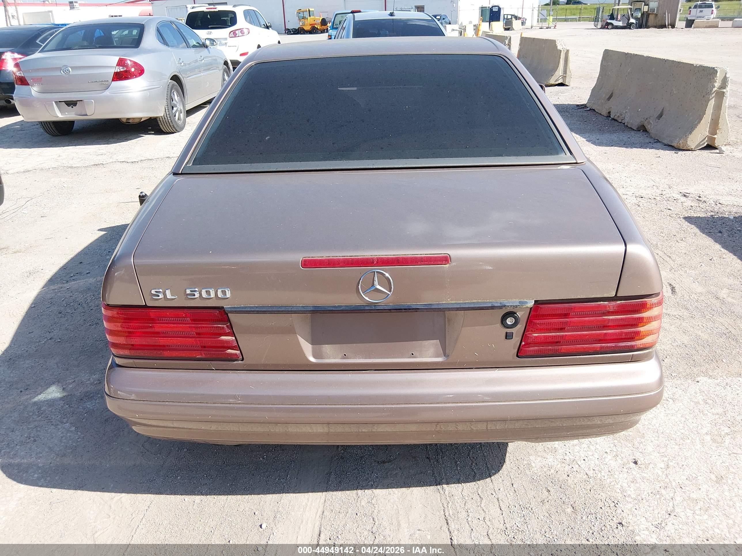 1997 Mercedes-benz Sl 500   Beige vin: WDBFA67F7VF142479