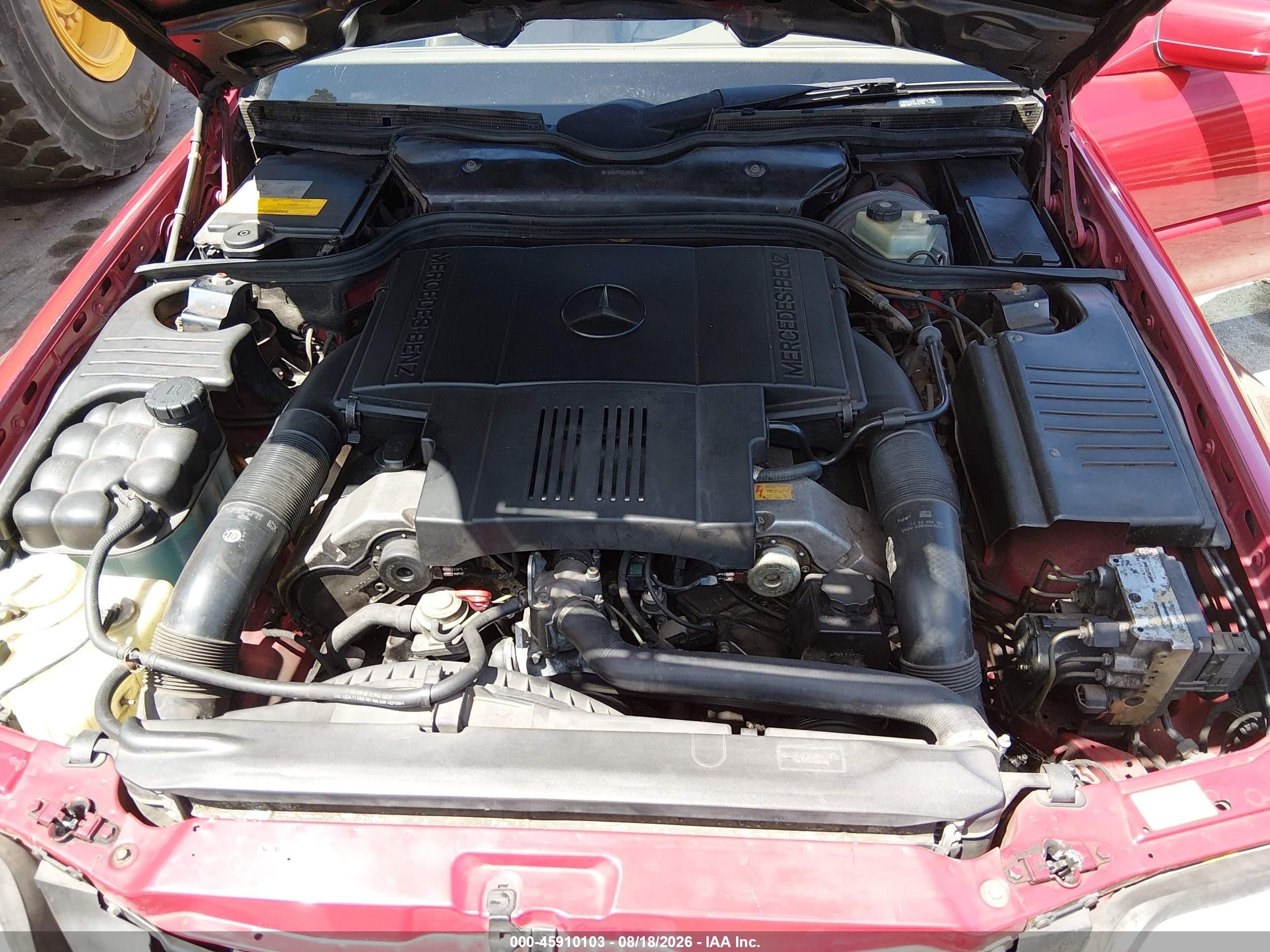 1997 Mercedes-benz Sl 500   Красный vin: WDBFA67F7VF147164