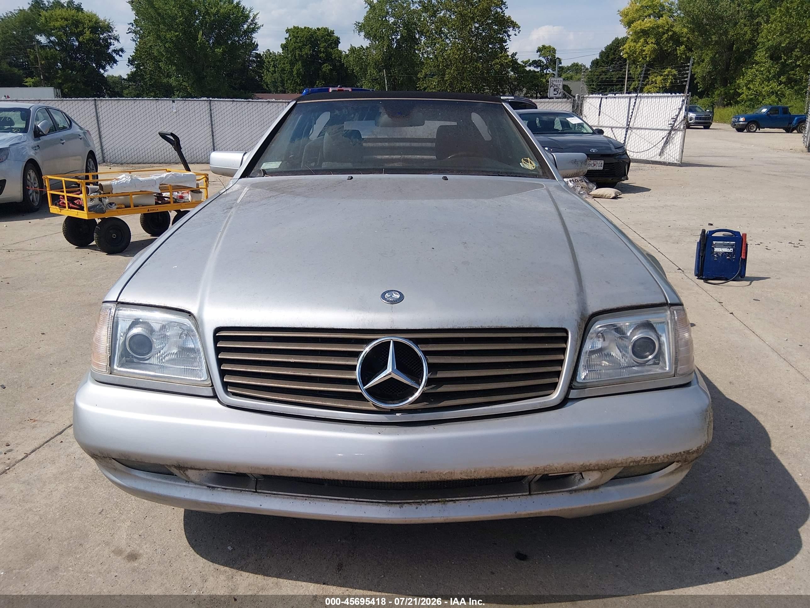 1998 Mercedes-benz Sl 500   Gray vin: WDBFA67F7WF163480