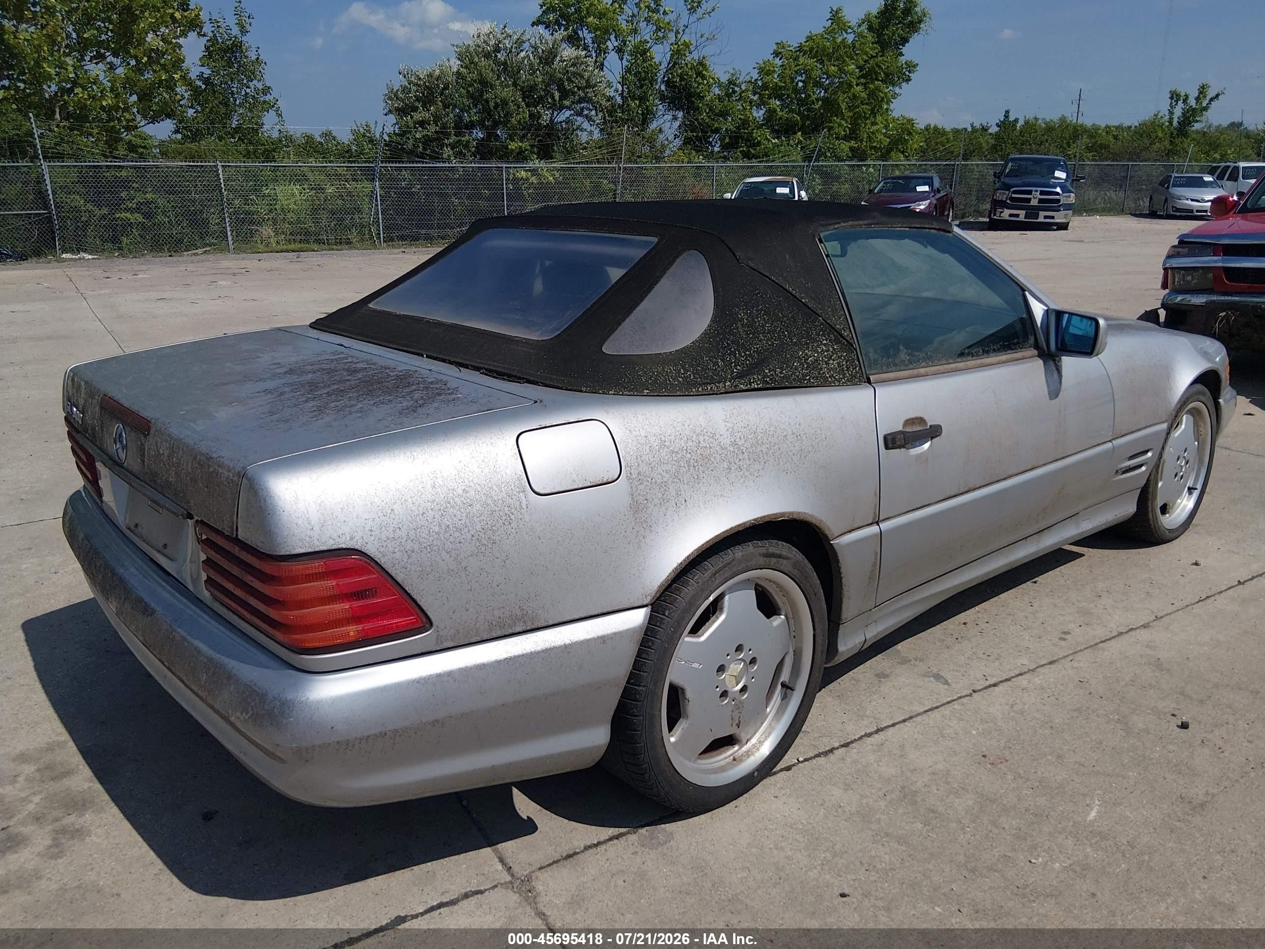 1998 Mercedes-benz Sl 500   Gray vin: WDBFA67F7WF163480