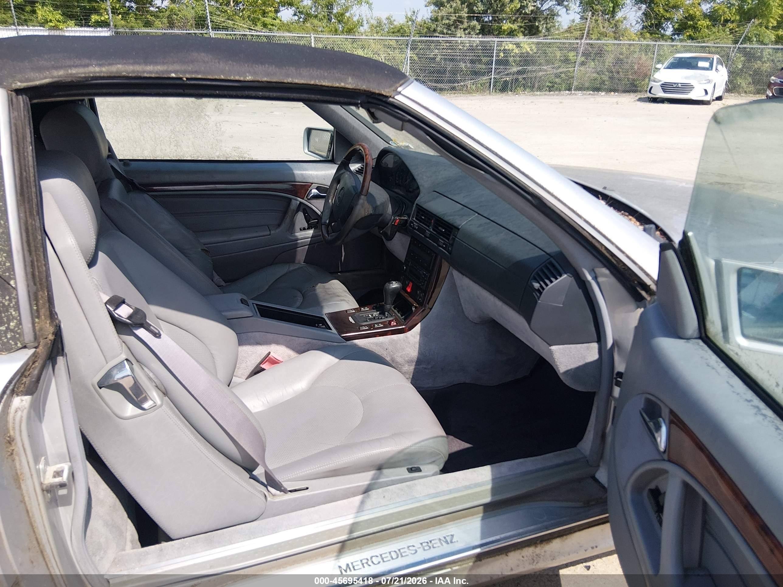 1998 Mercedes-benz Sl 500   Gray vin: WDBFA67F7WF163480